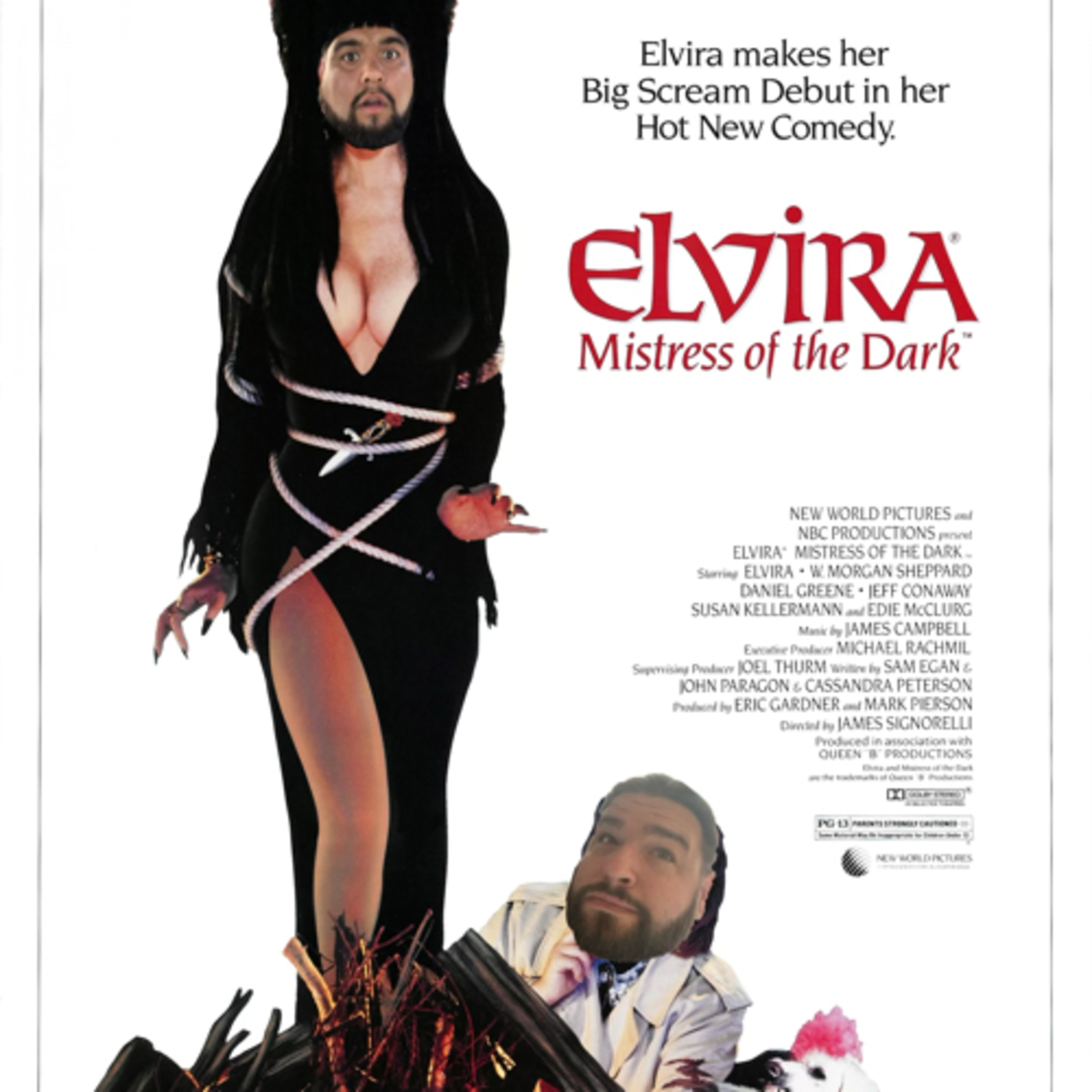 31 Days of Horror: The Revenge - Day 25 Elvira Mistress of the Dark episode artwork
