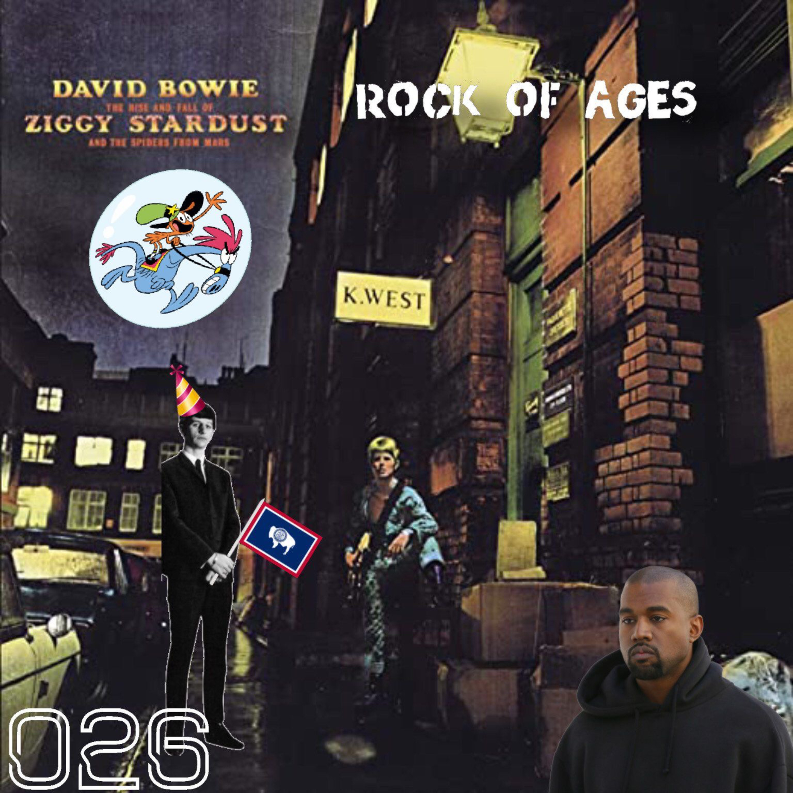 26 - David Bowie: The Rise and Fall of Ziggy Stardust and the Spiders From Mars episode artwork