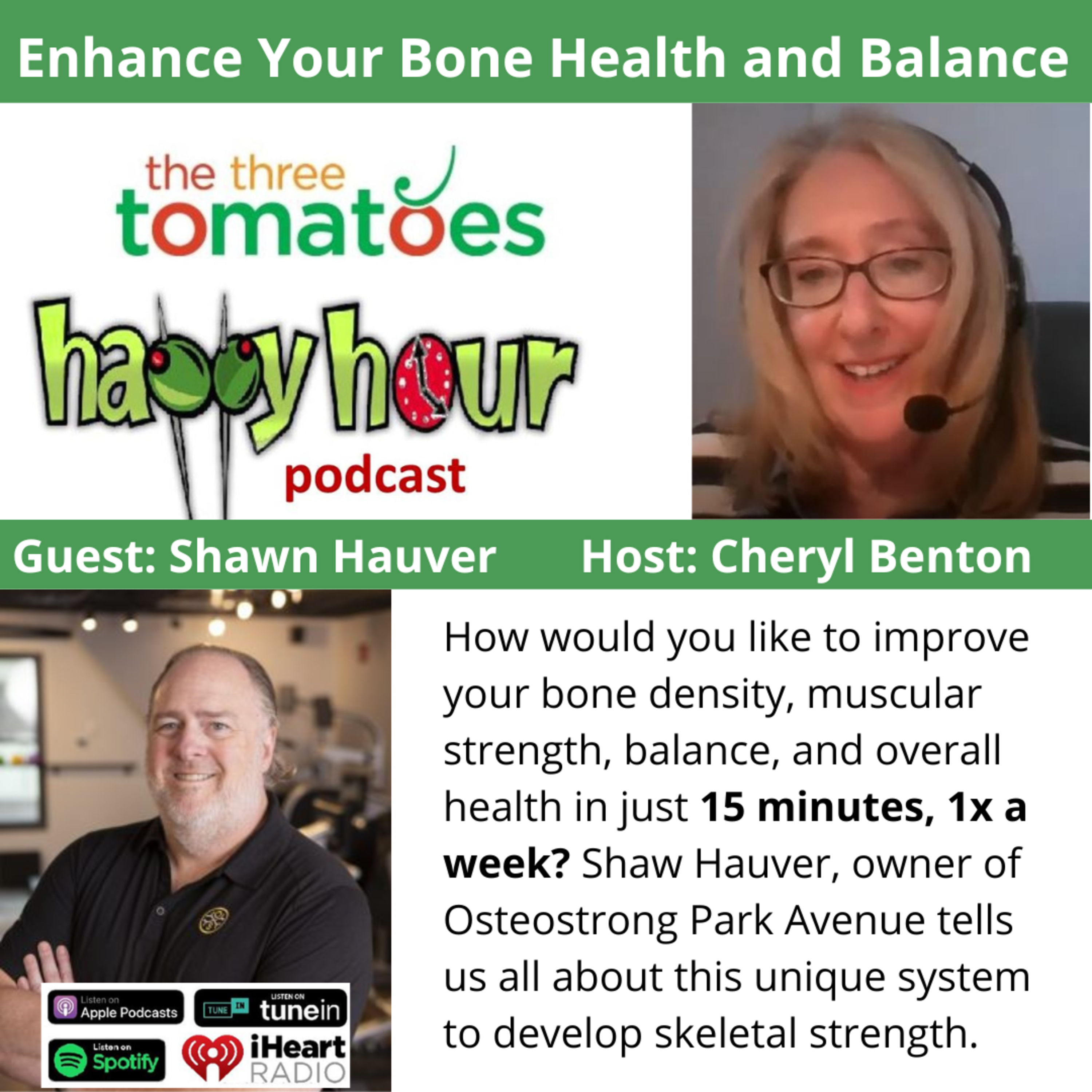 Enhance Your Bone Health and Balance in 15 Minutes, Once a Week episode artwork