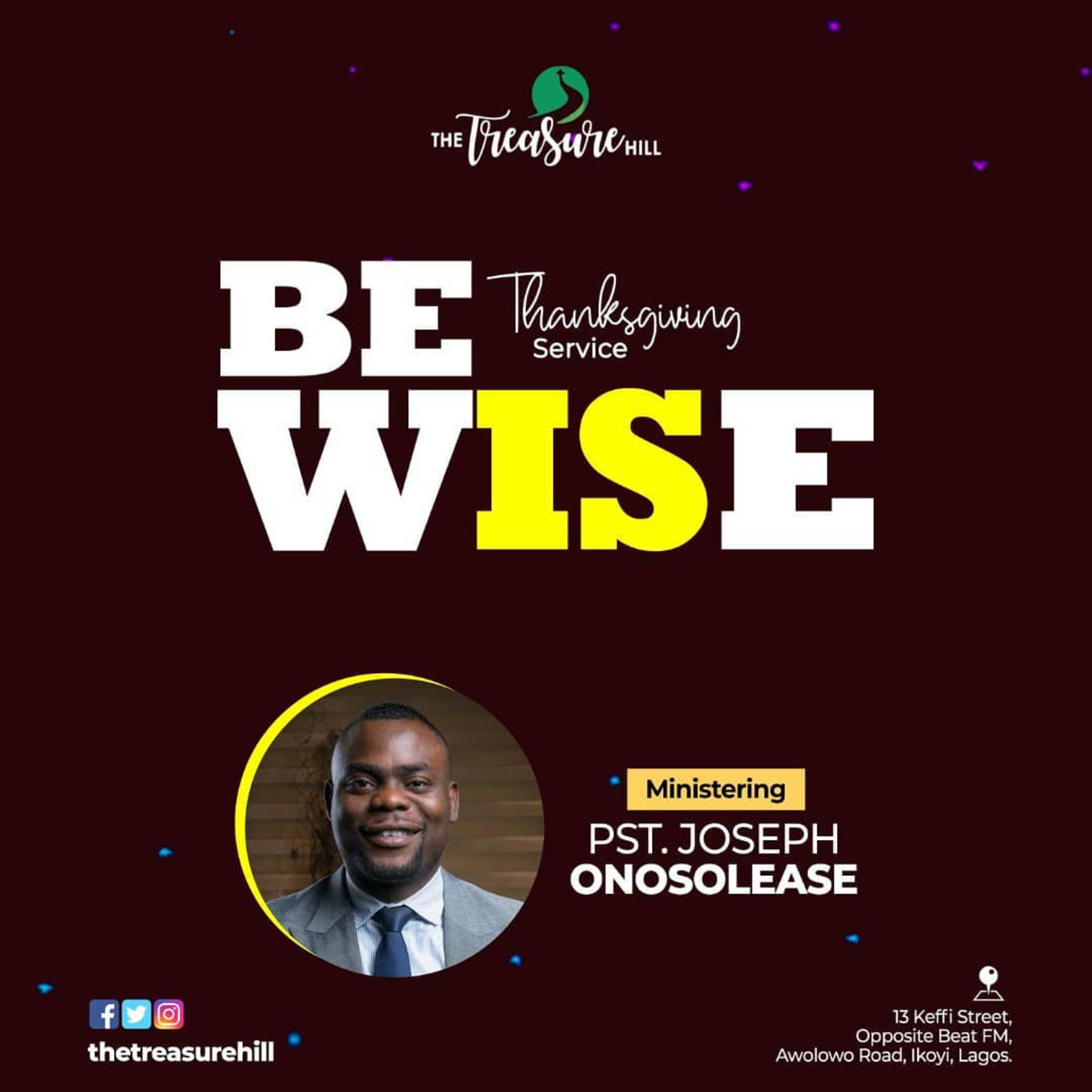 Be Wise with Pastor Joseph Onosolease episode artwork