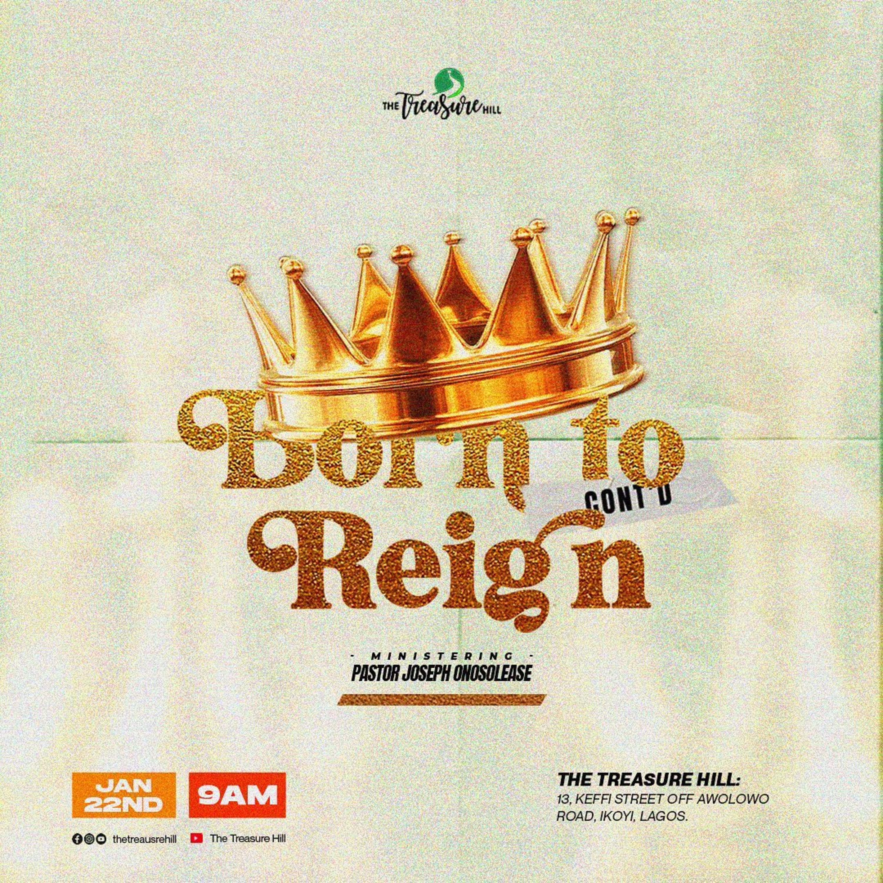 Born to reign pt.4 - Pst. Joseph Onosolease episode artwork