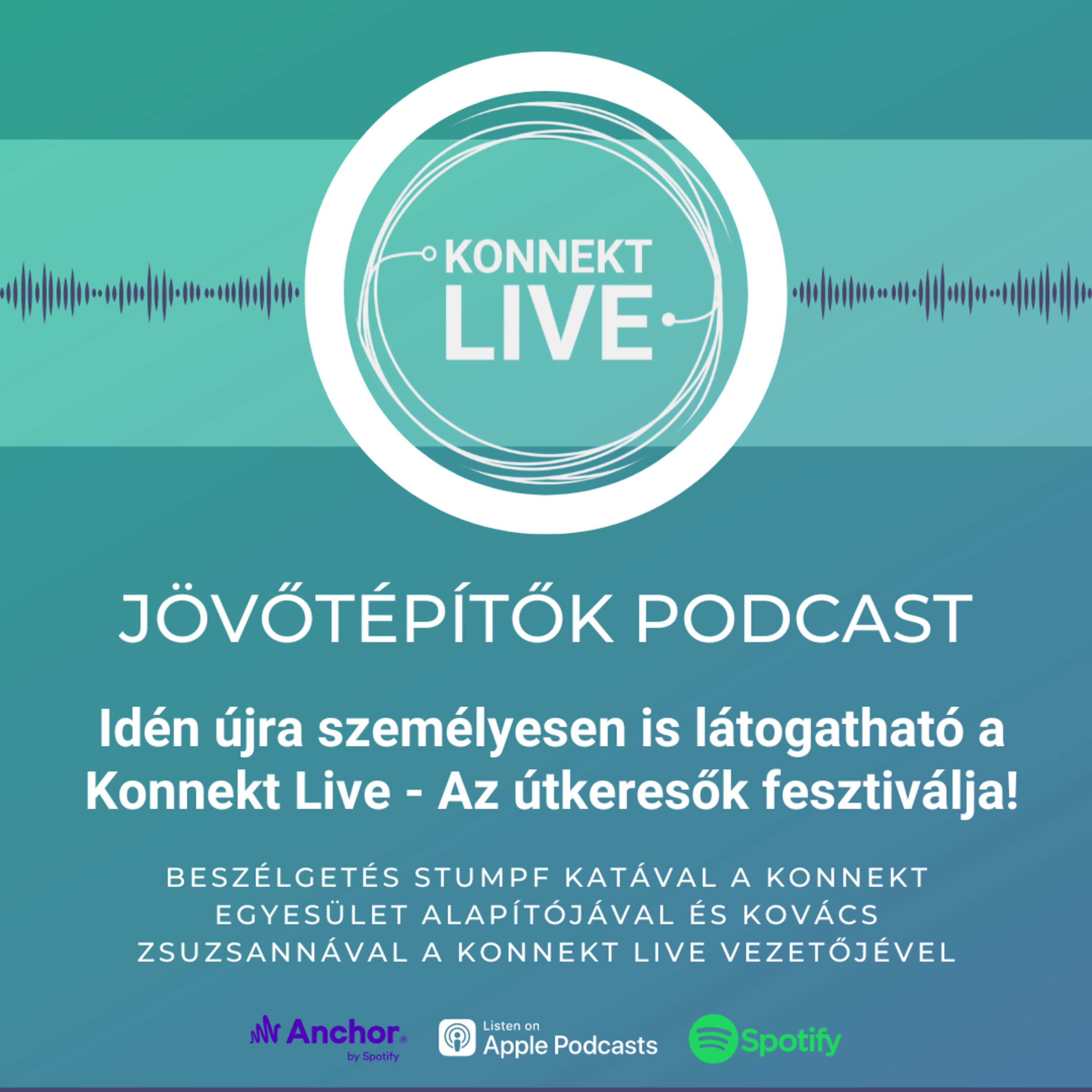 Idén újra személyesen is látogatható a Konnekt Live - Az útkeresők fesztiválja! episode artwork