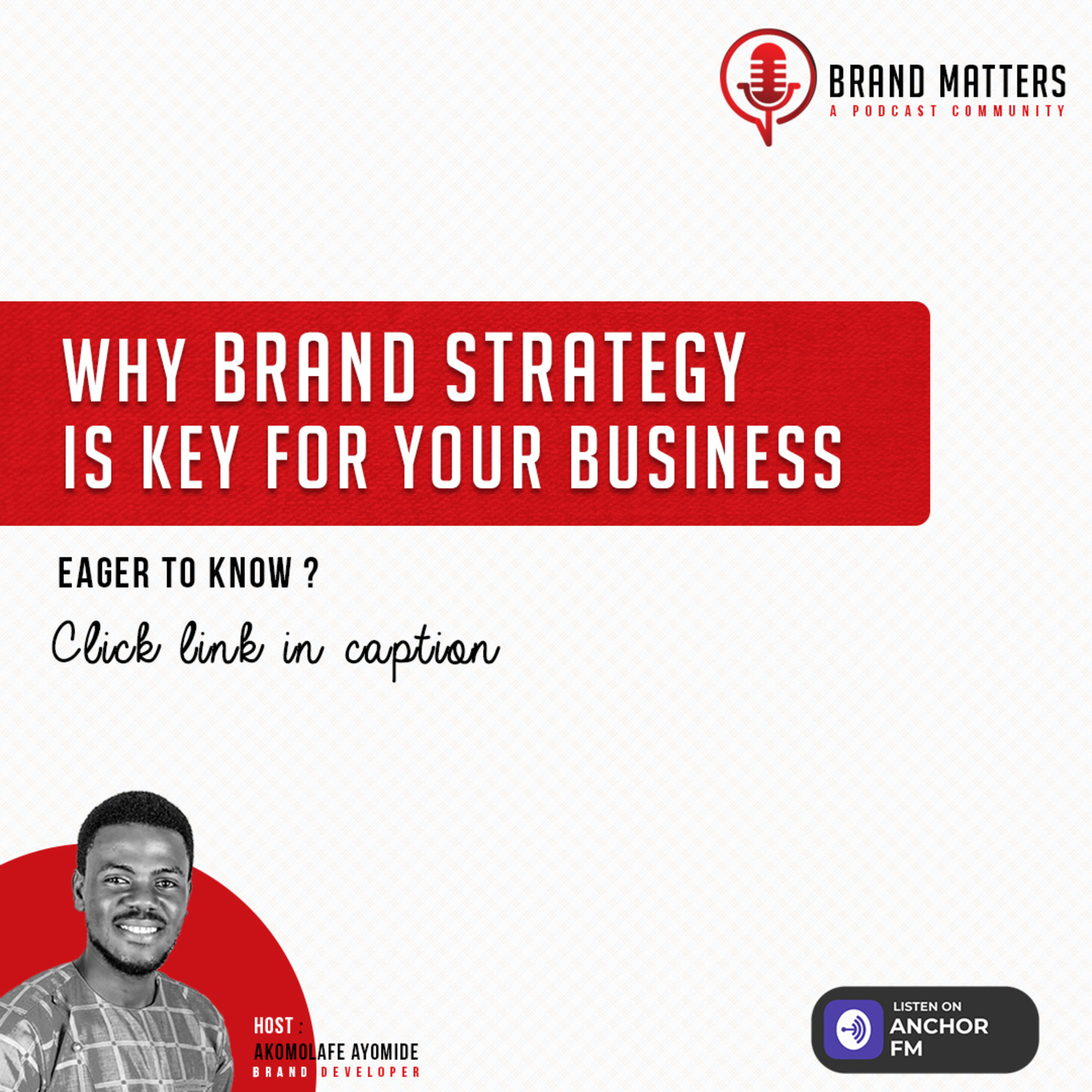 Why Brand strategy is key for your business episode artwork
