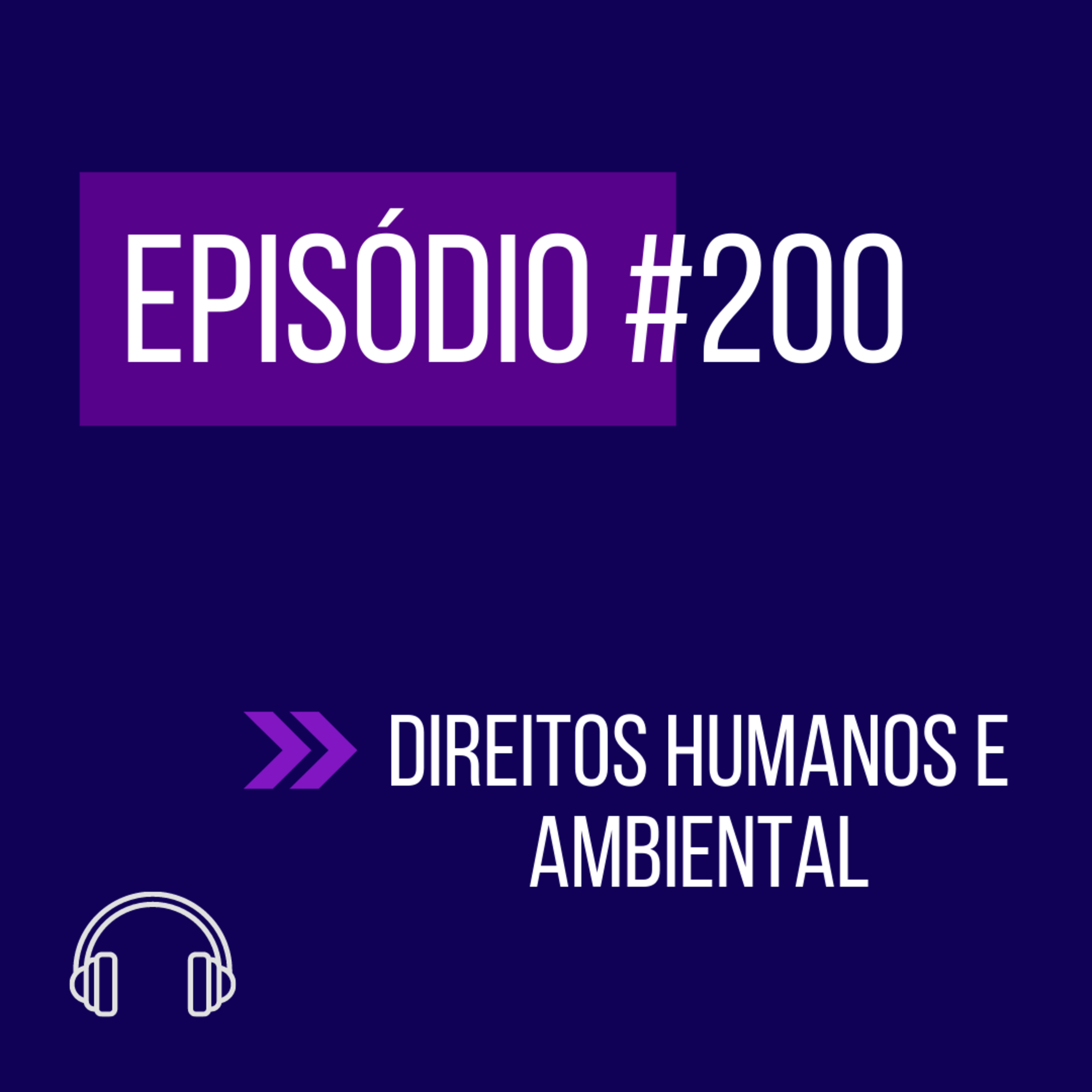 #200 - DIREITO AMBIENTAL E HUMANOS (IX UNIFICADO) episode artwork