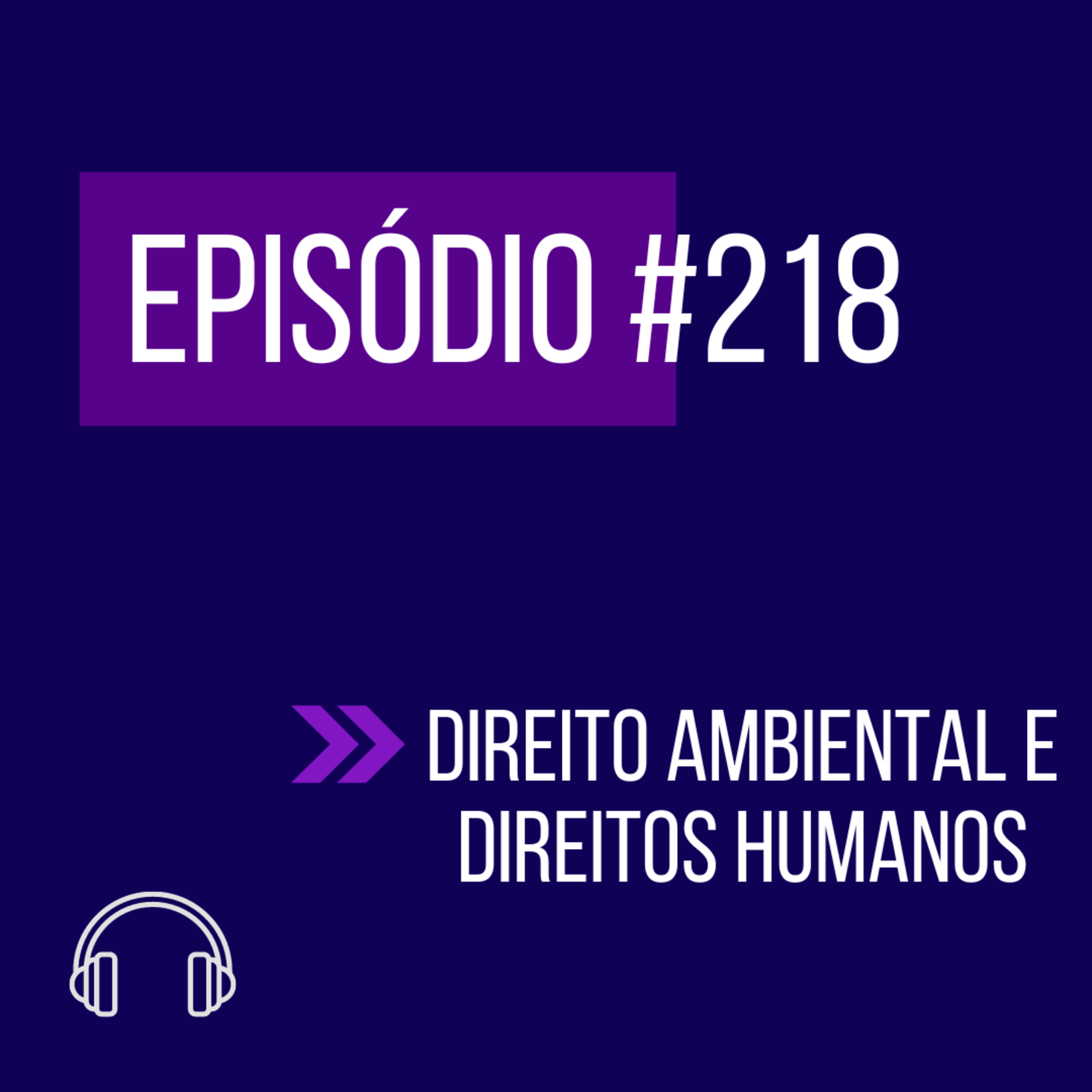 #218 - DIREITO AMBIENTAL E HUMANOS (X UNIFICADO) episode artwork