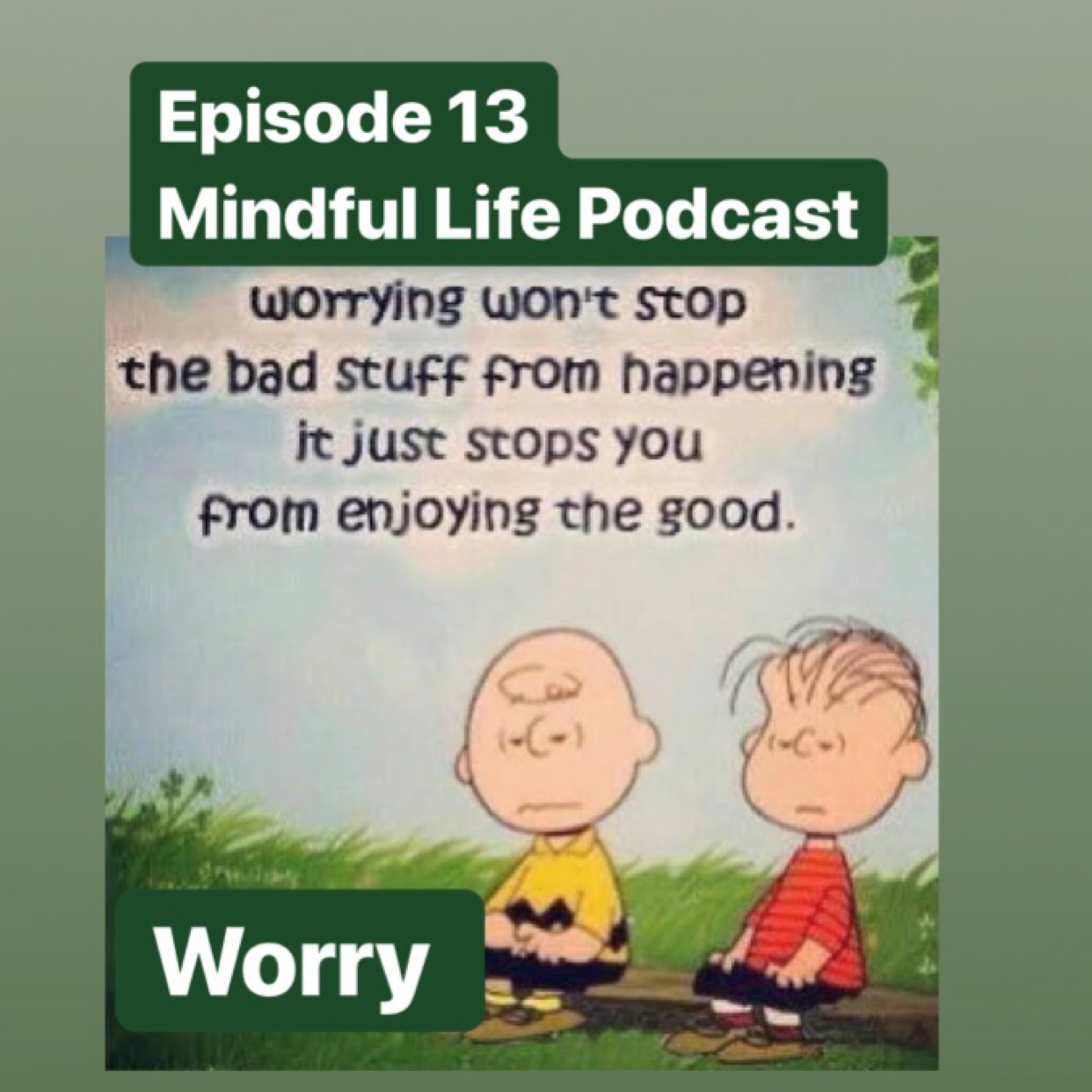 Episode 13 Mindful Life Podcast. Worry  episode artwork