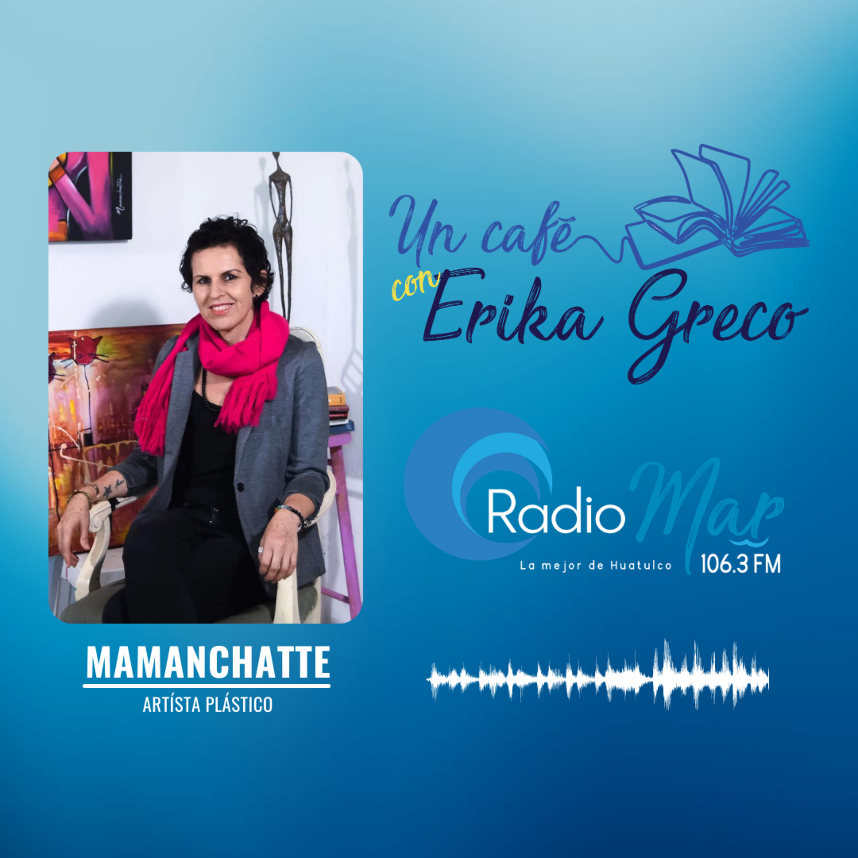 #UnCaféCon Erika Greco 09MAR2021 episode artwork