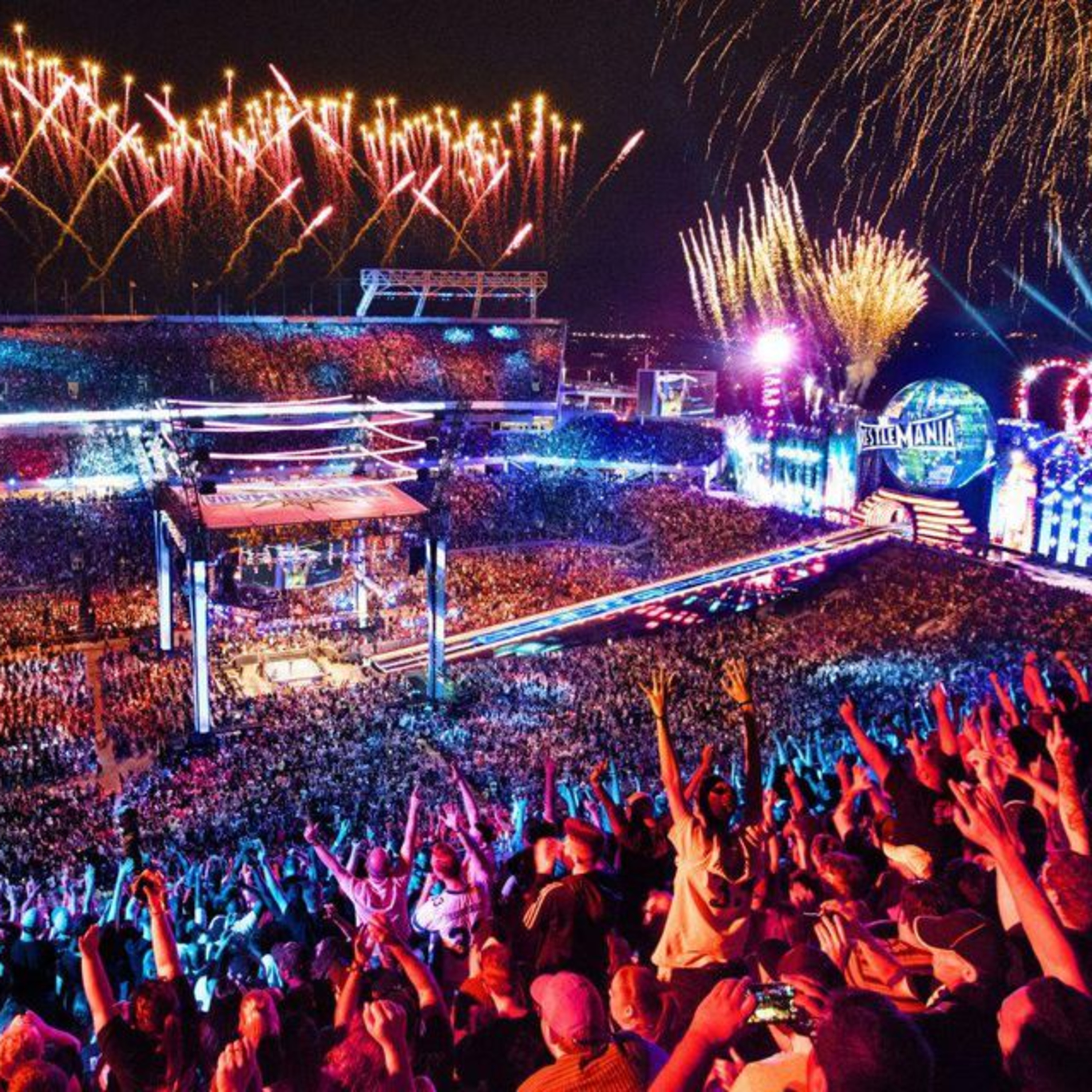 WWE vs. AEW Podcast - 18 - AEW NOT at Wrestlemania weekend episode artwork