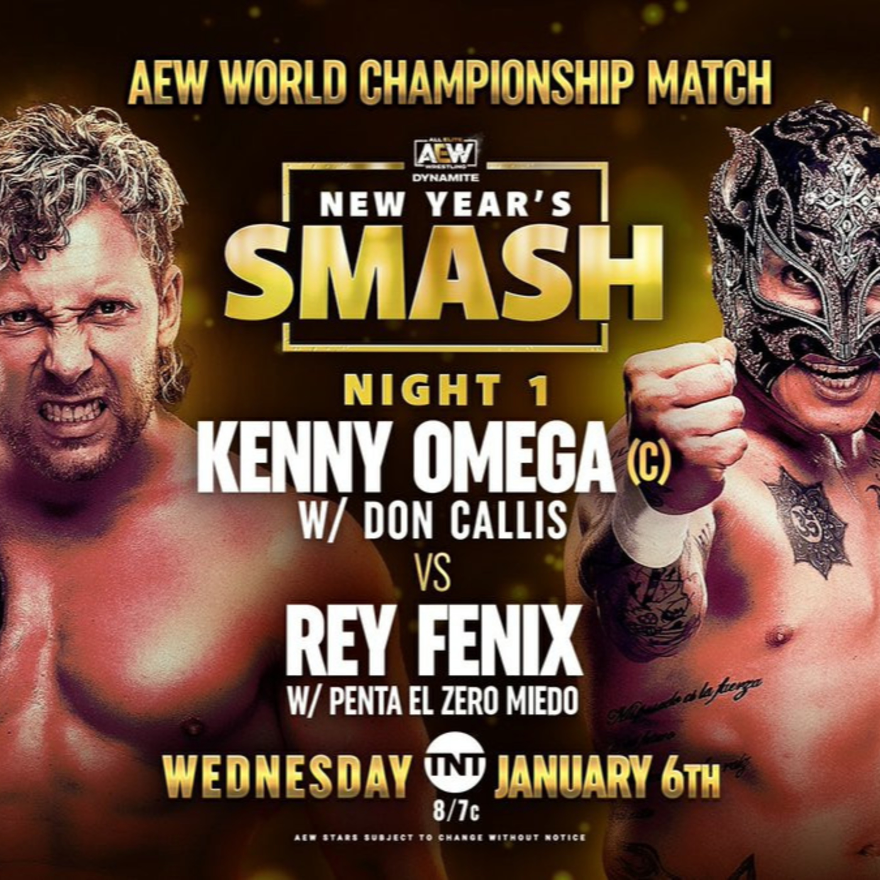 AEW New Year's Smash 2021 Night One, Jay White to WWE & Smackdown Gauntlet episode artwork