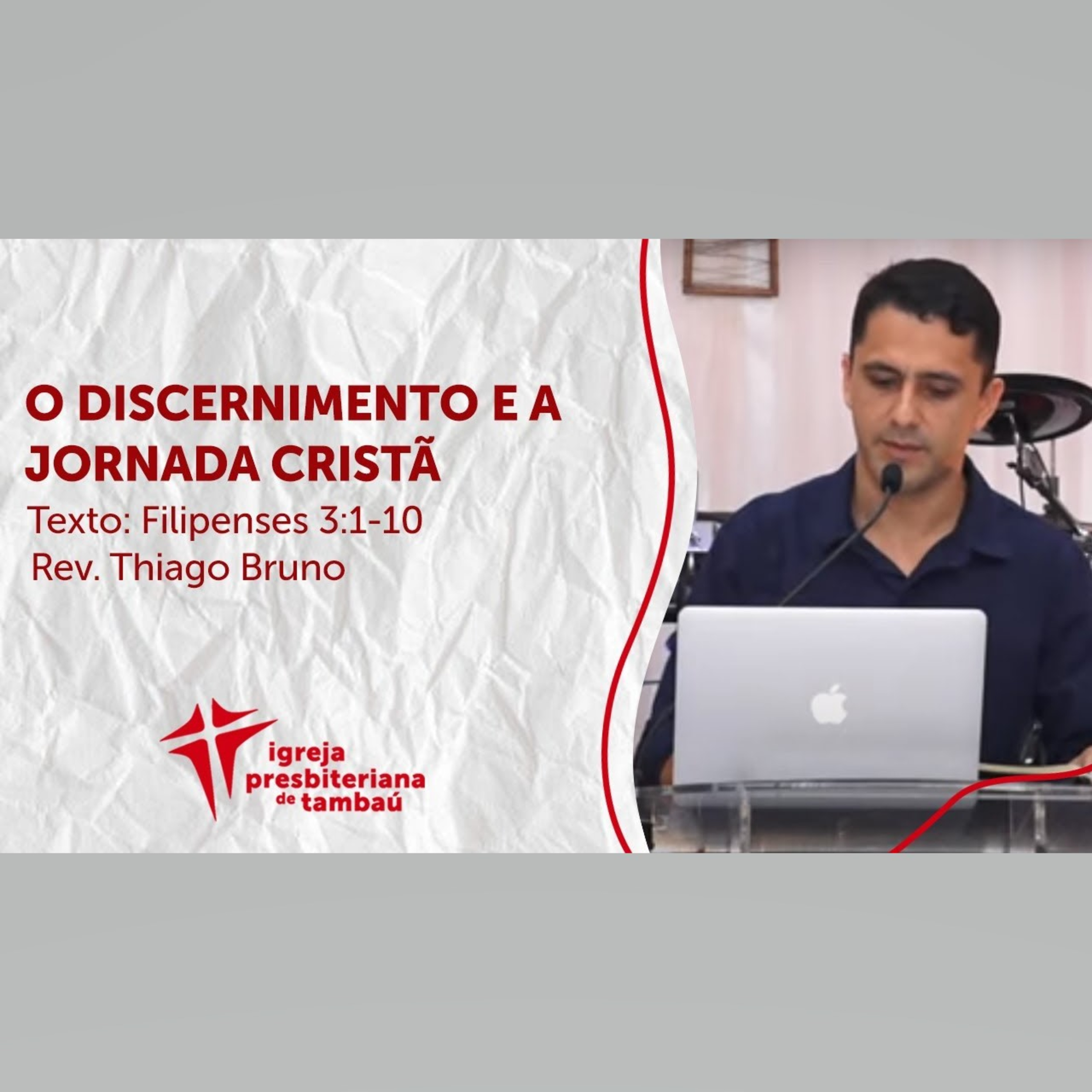 O discernimento e a jornada cristã - Fl 3_1-10 por rev Thiago Bruno em 27_12_2020 09h episode artwork
