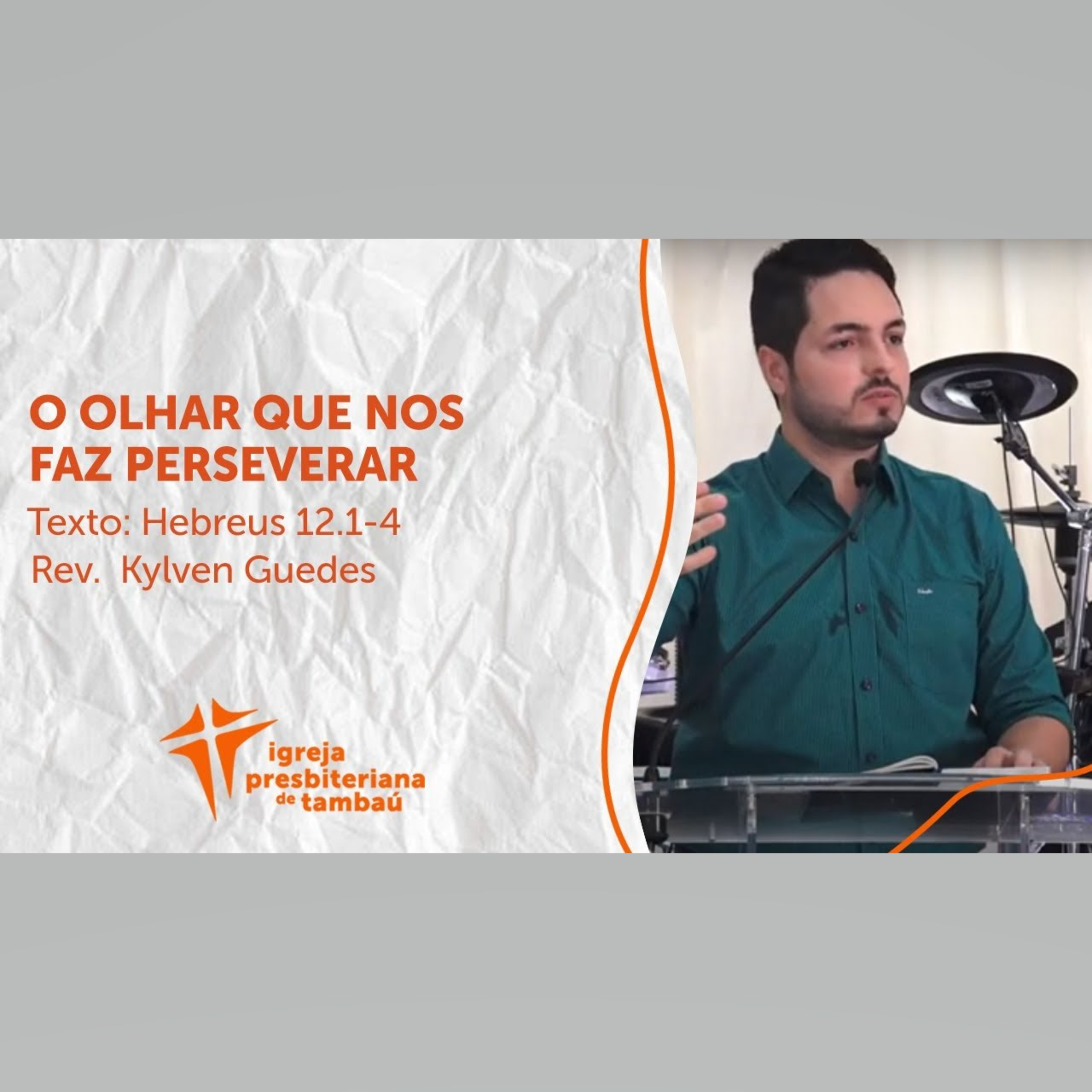O olhar que nos faz perseverar - Hb 12_1-4 por rev Kylven Guedes em 03_01_2021 18h episode artwork