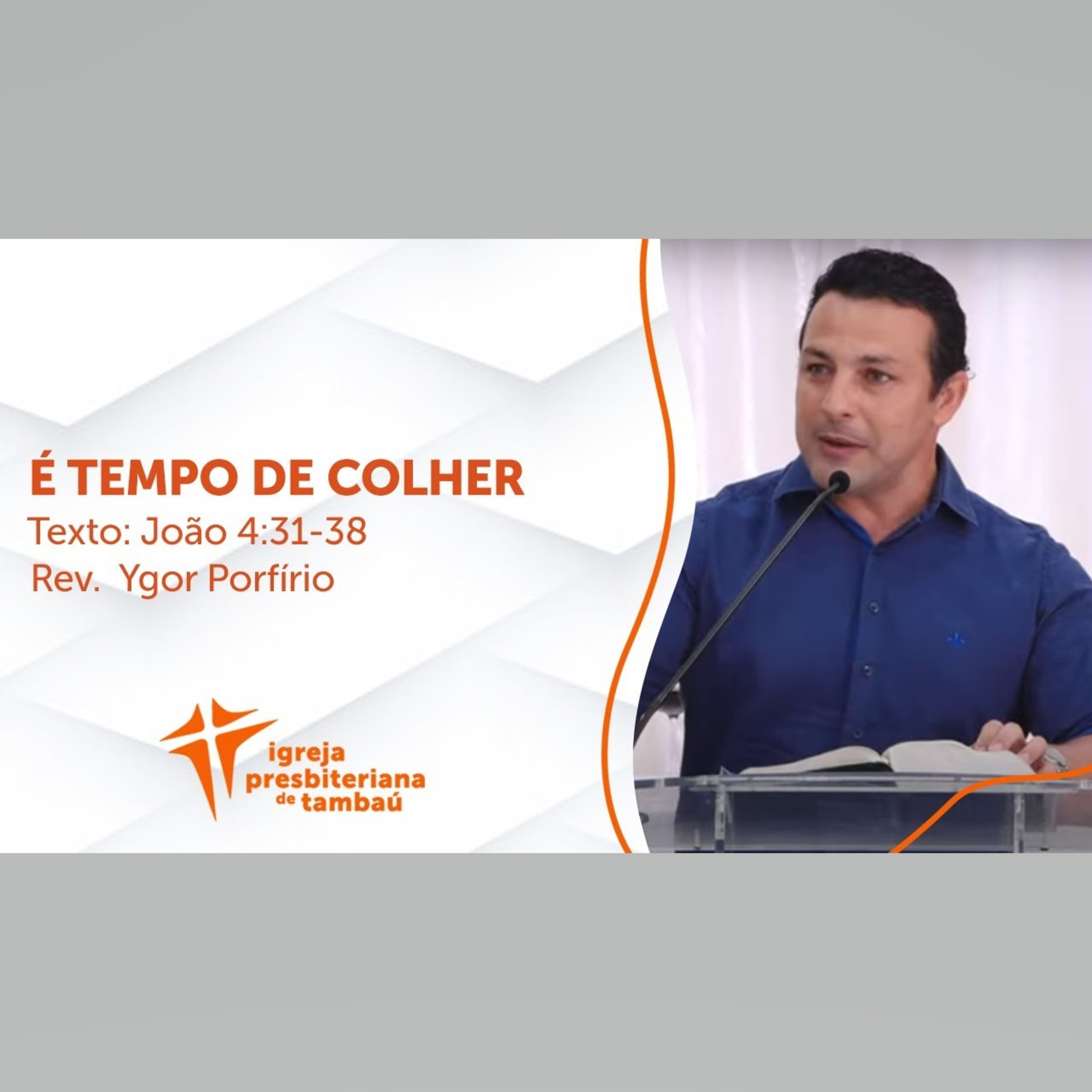 É tempo de colher - Jo 4_31-38 - por rev Ygor Porfírio - em 17_01_2021 09h episode artwork
