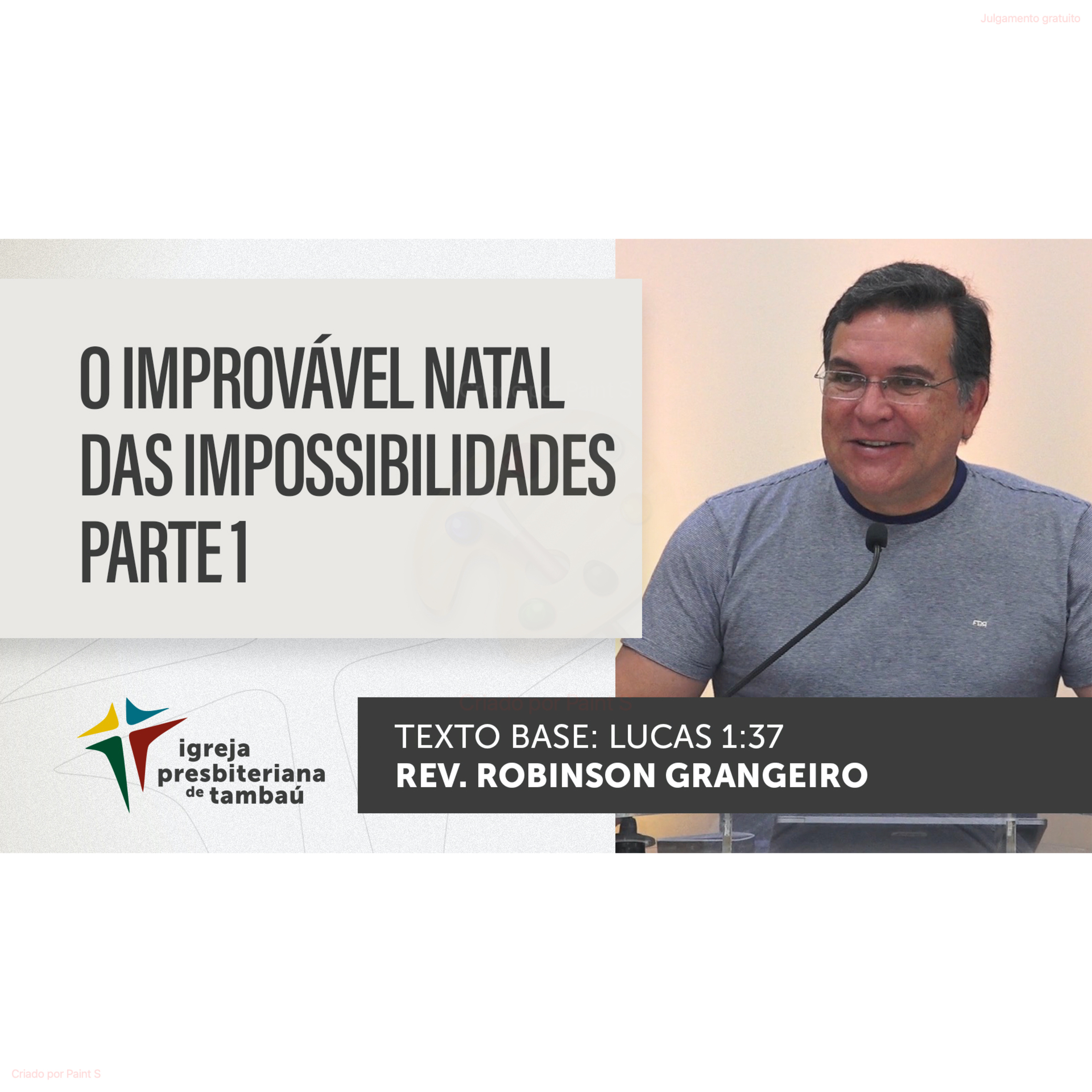 O improvável Natal das impossibilidades Parte 1 - Lc. 1_37 - por rev Robinson Grangeiro - em 25-12-2022 09h episode artwork