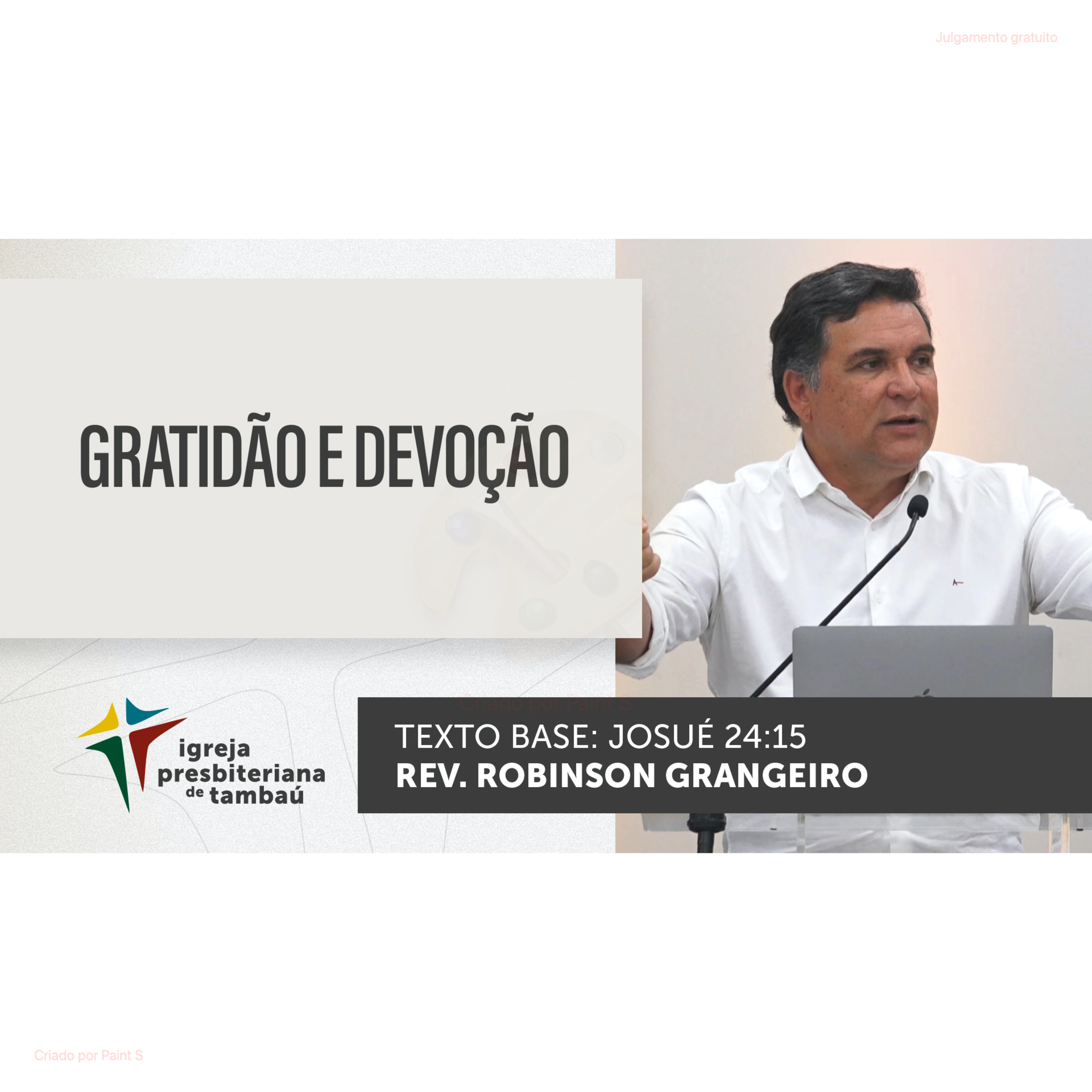 Gratidão e Devoção - Js 24 - por rev Robinson Grangeiro em 31-12-2022 22h episode artwork