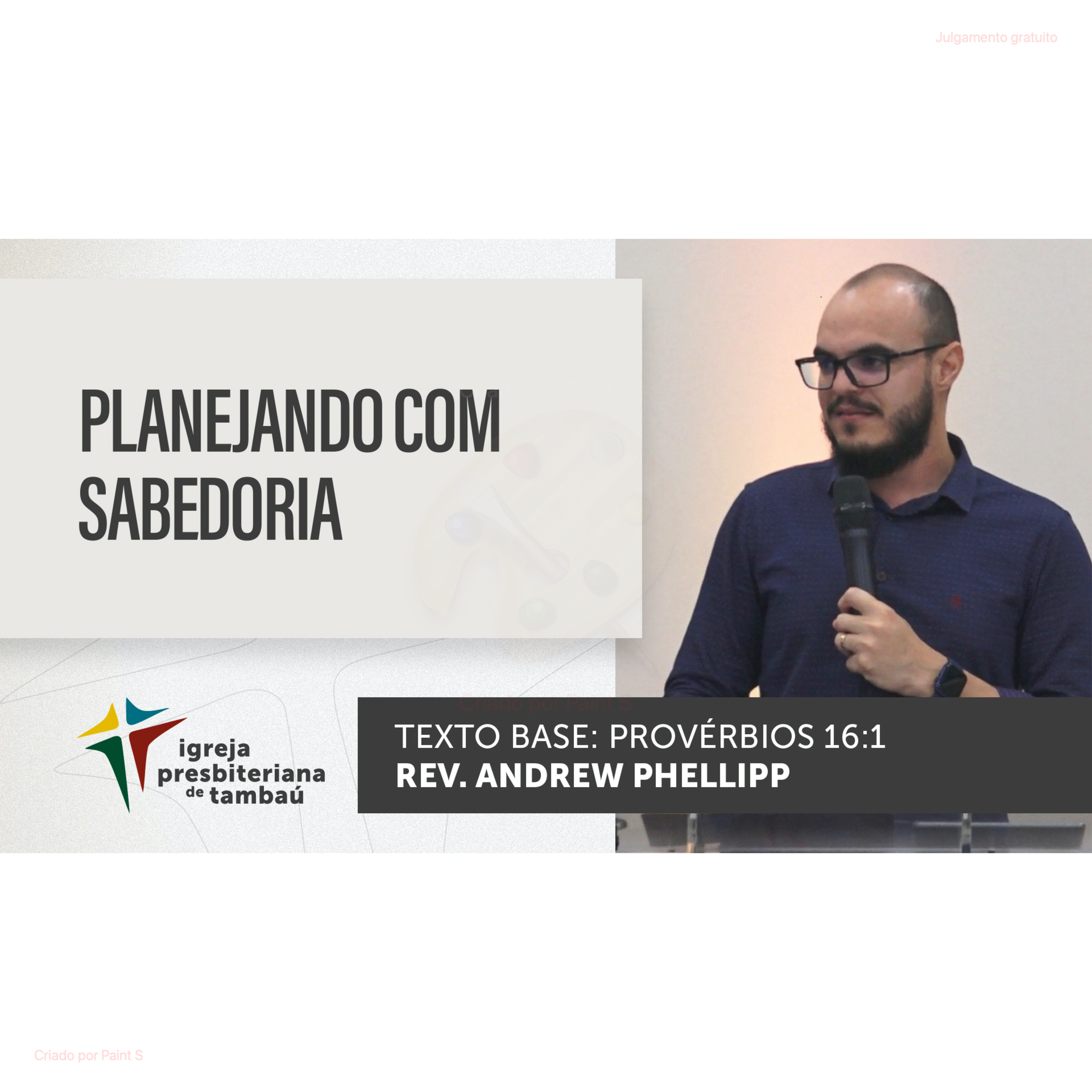 Planejando com sabedoria - Pr 16 - por rev Andrew Phellipp - em 08-01-2023 18h episode artwork