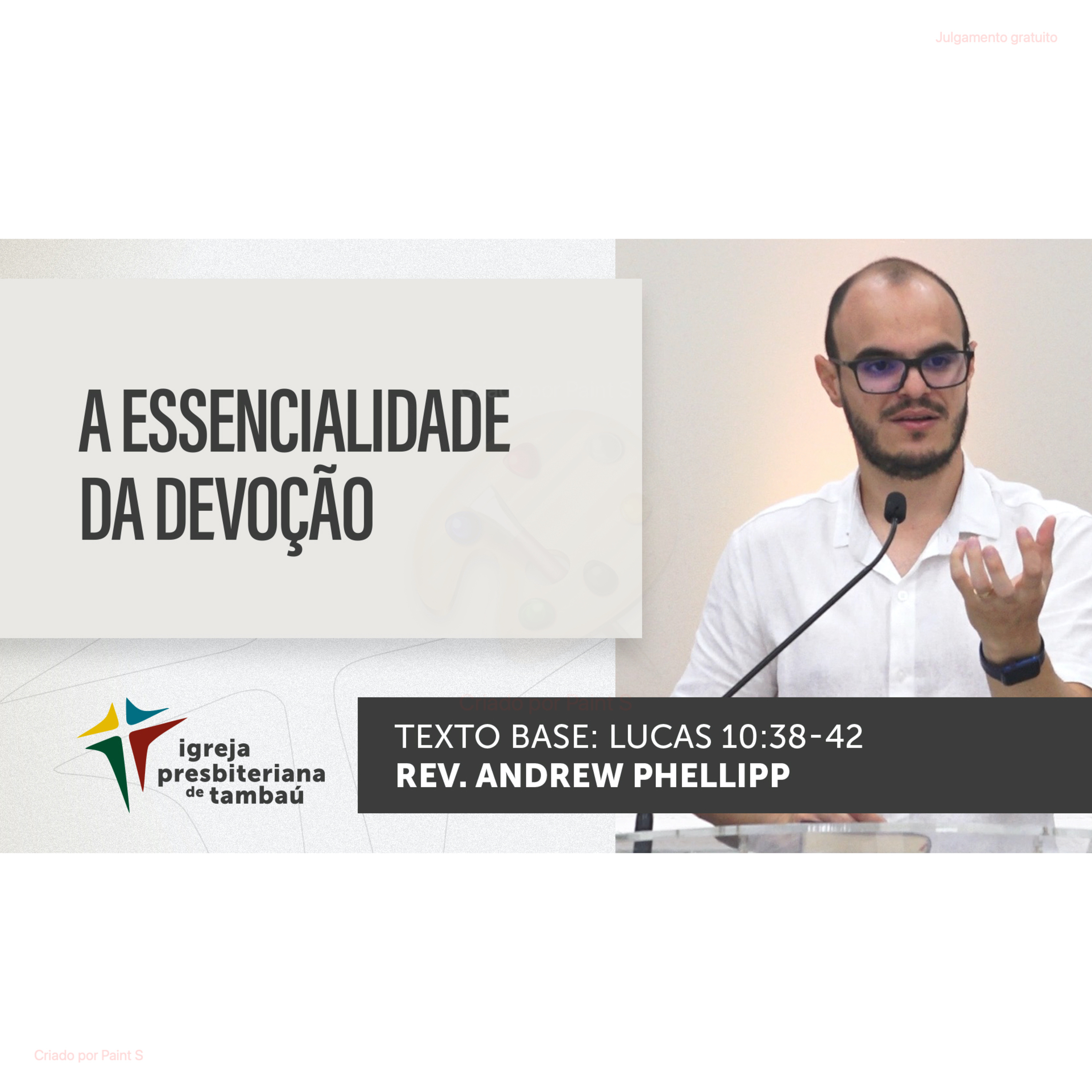 A essencialidade da devoção - Lc 10.38-42 - por rev Andrew Phellipp - em 15-01-2023 09h episode artwork