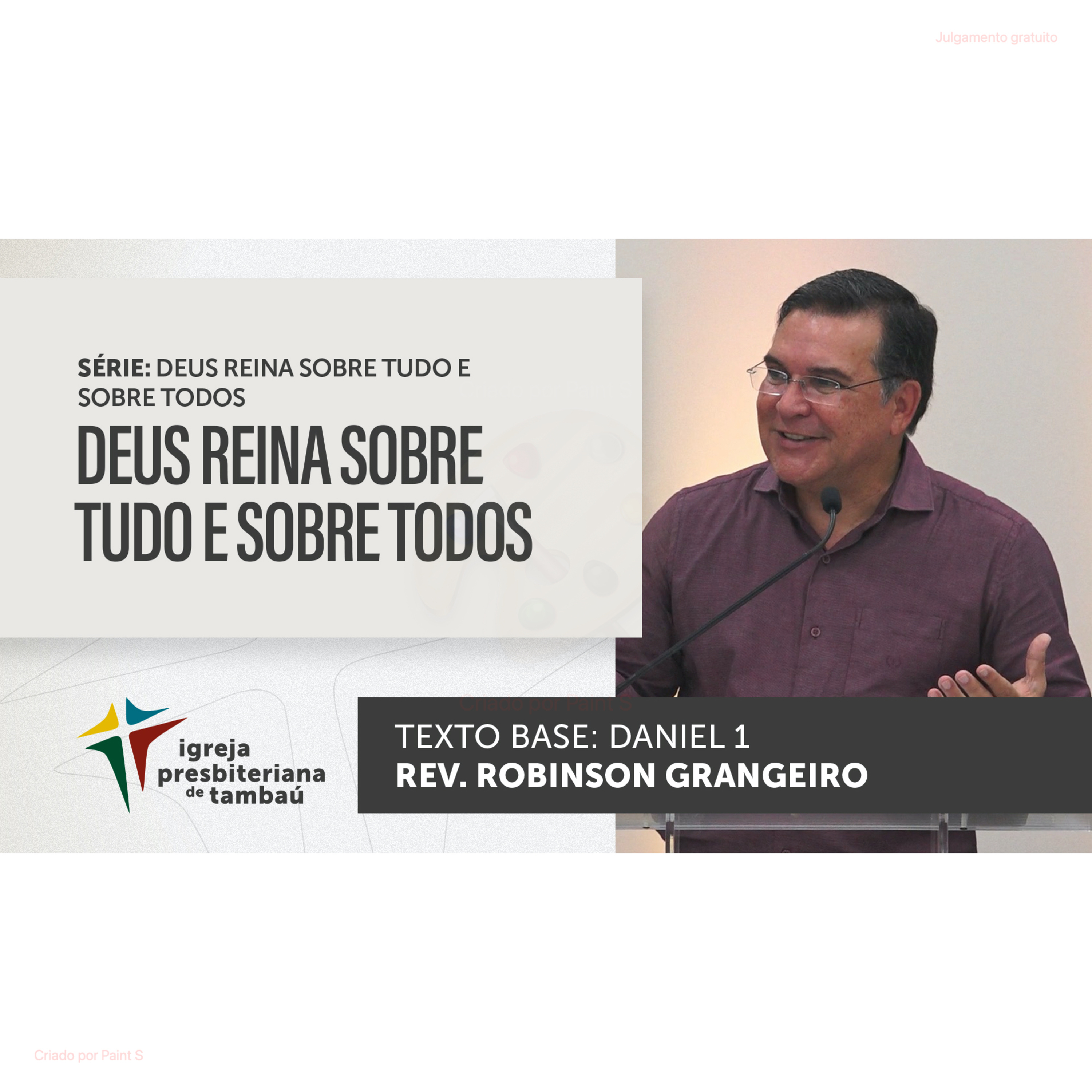 Deus reina sobre tudo e sobre todos - Dn 1 - por rev Robinson Grangeiro - em 15-01-2023 18h episode artwork