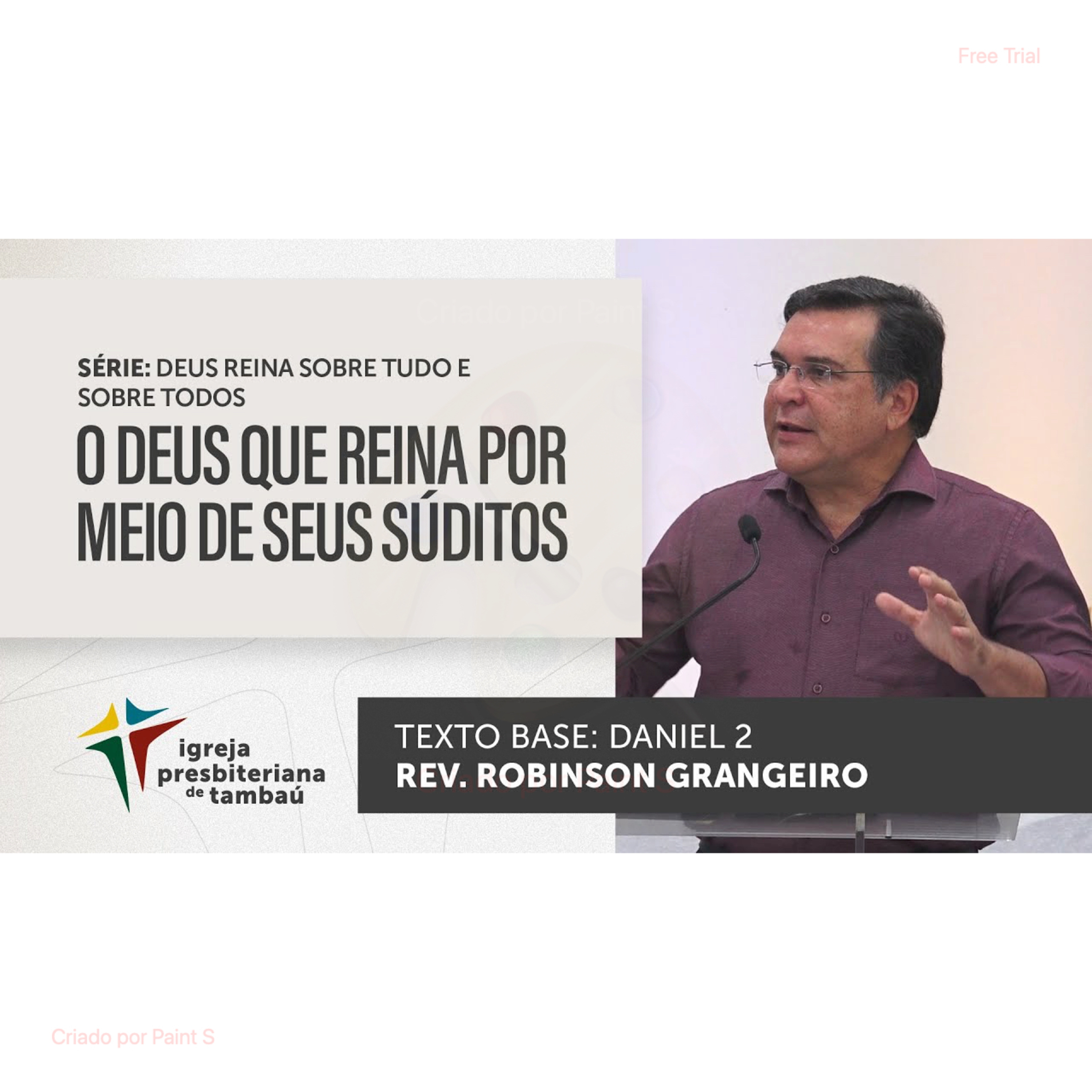 O Deus que reina por meio dos seus súditos - Dn 2 - por rev Robinson Grangeiro - em 05-02-2023 18h episode artwork
