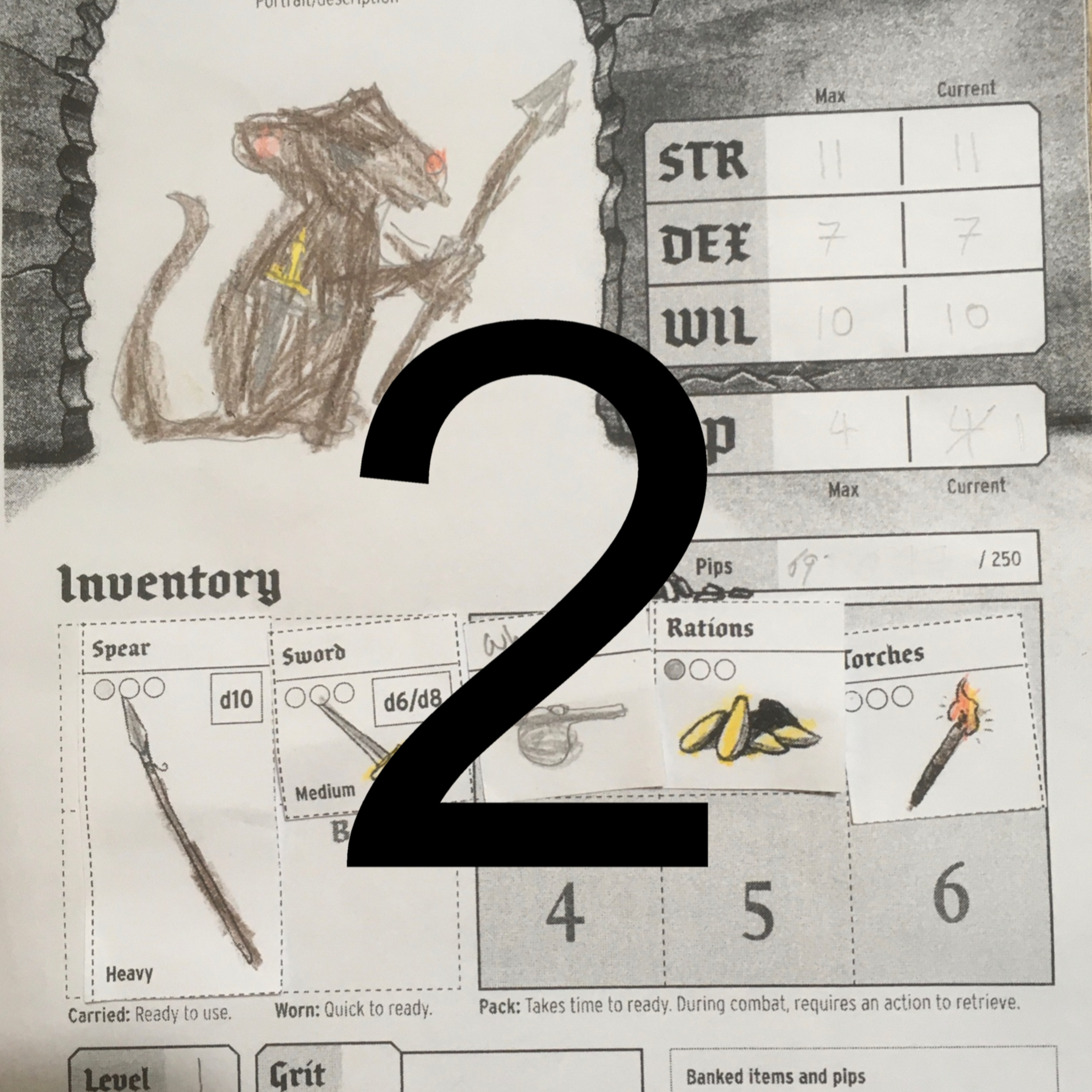 132 - Lost Key of Stumpsville (part 2 of 2) - Mausritter actual play (should I write this adventure up?) episode artwork