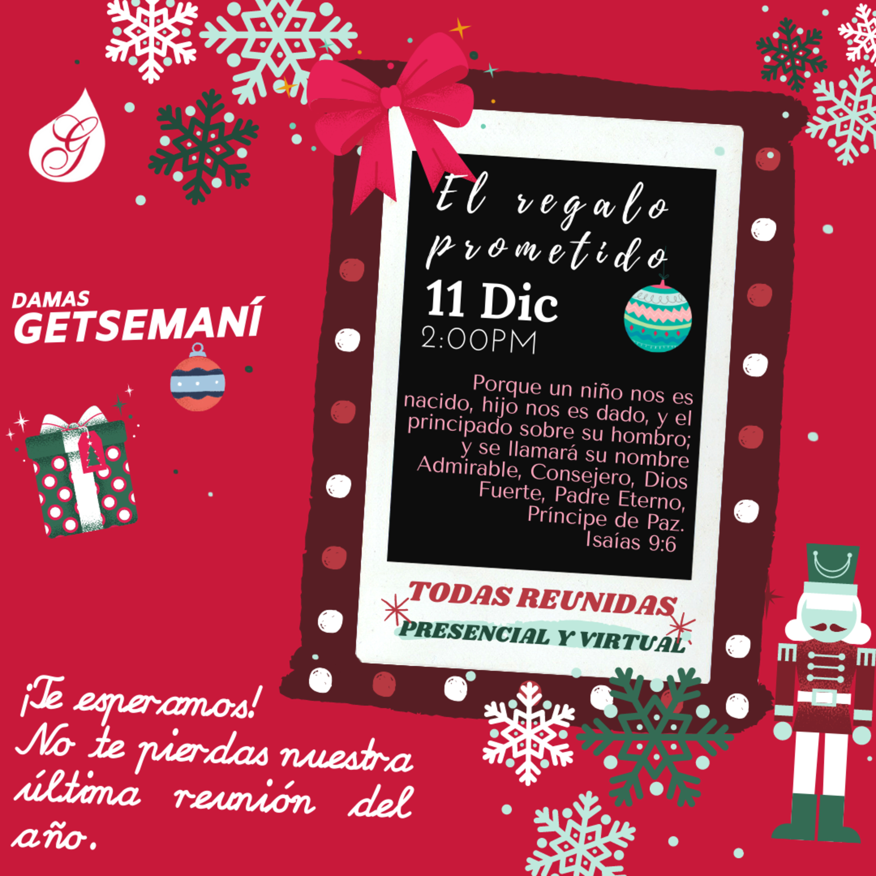Sábado Reunión Damas 11 Dic 2021 El Regalo prometido Getsemaní episode artwork