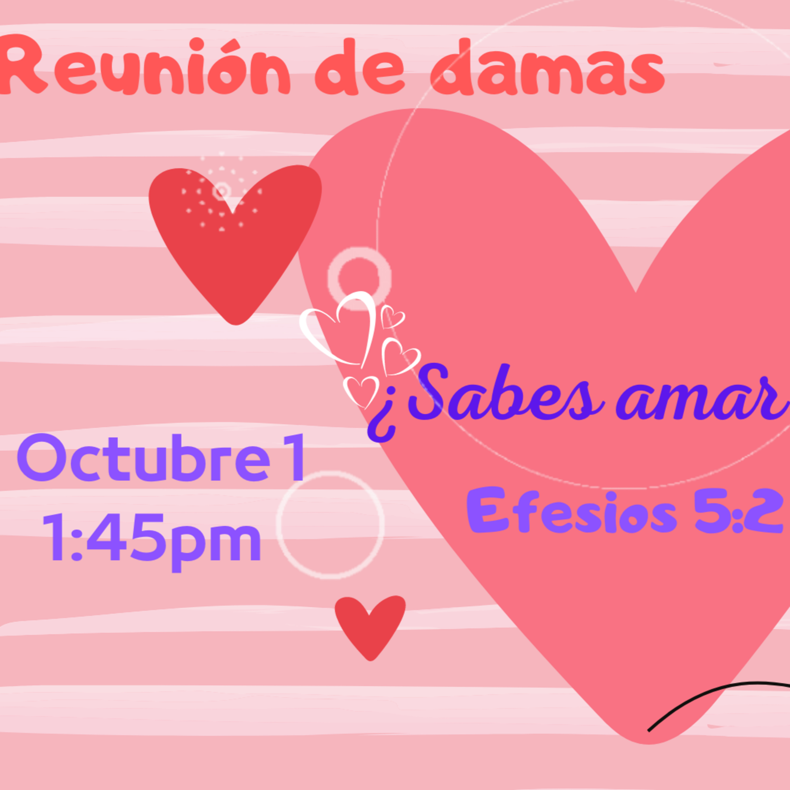 Reunión Damas Sábado | 1 OCTUBRE 2022 | ¿Sabes Amar? episode artwork
