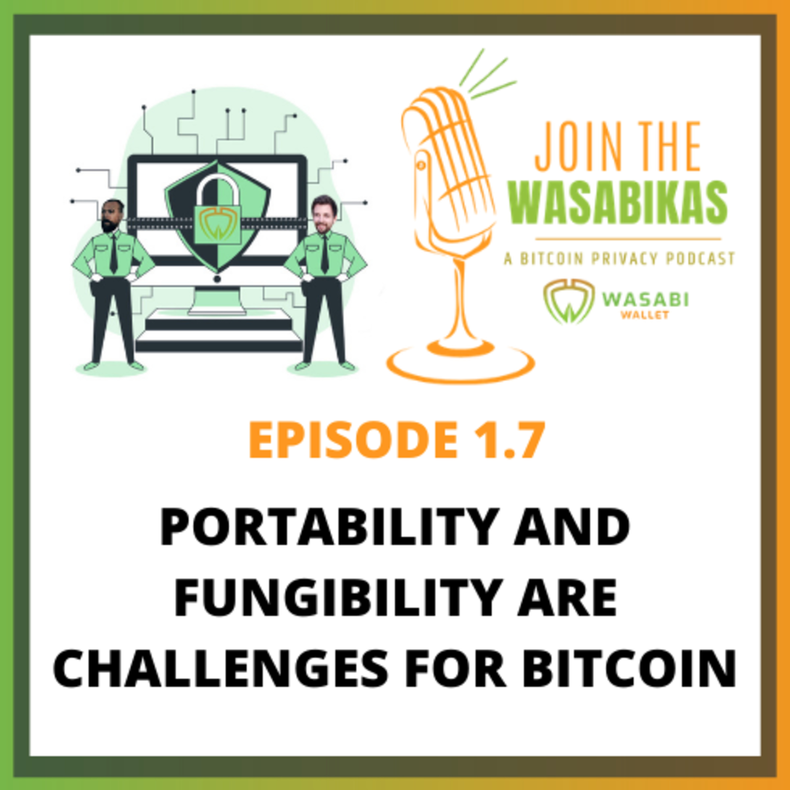 1.7 Portability and fungibility are challenges to Bitcoin || Adam Ficsor episode artwork