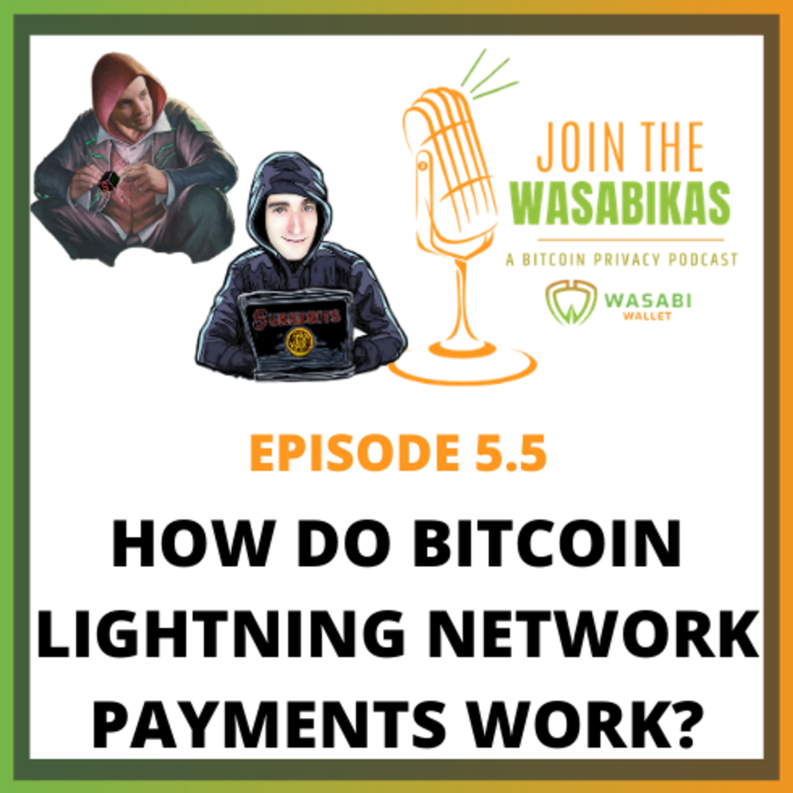 5.5 How do Bitcoin Lightning Network payments work? || Chris Stewart & Nadav Kohen episode artwork