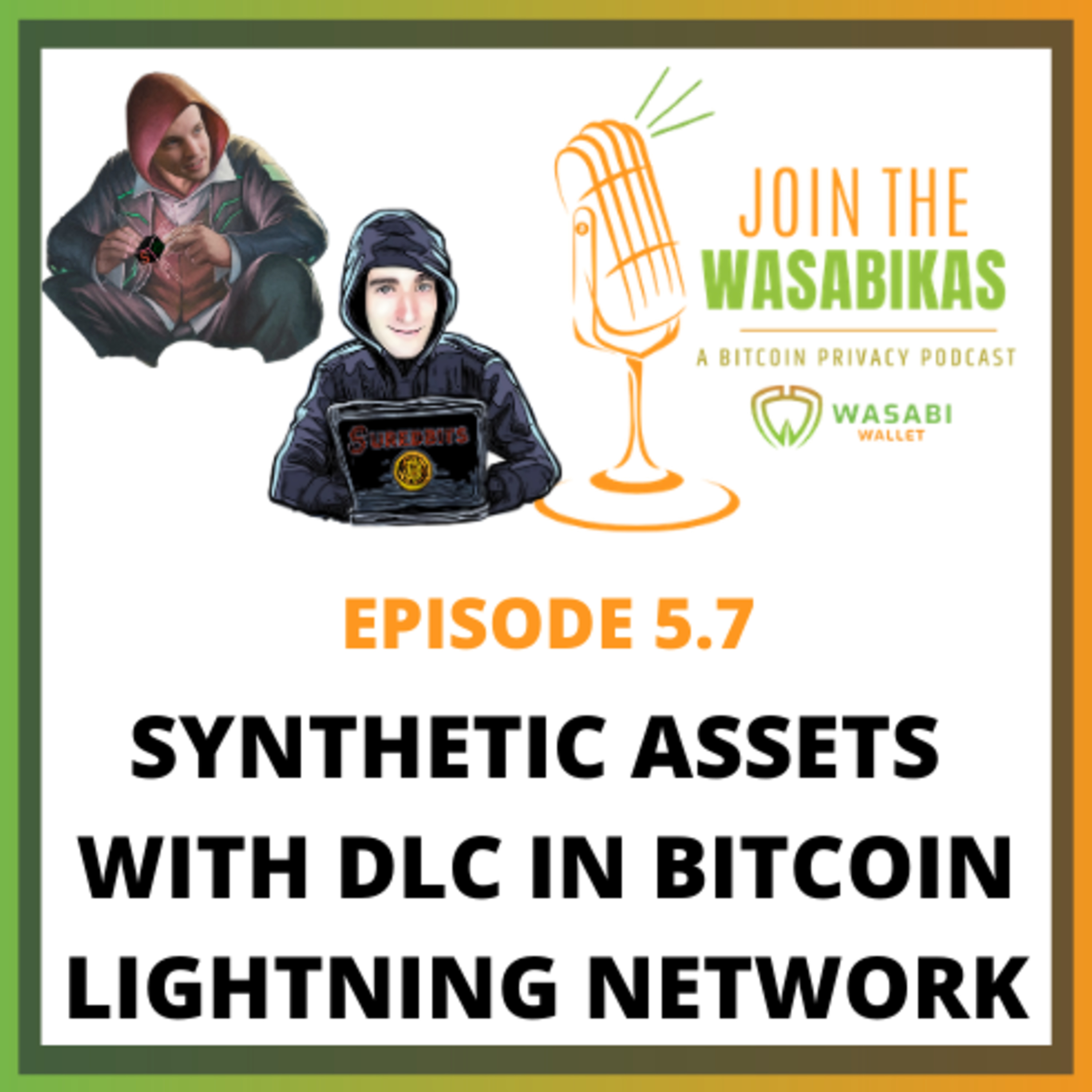 5.7 Synthetic Assets with DLC in Bitcoin Lightning Network || Chris Stewart & Nadav Kohen episode artwork