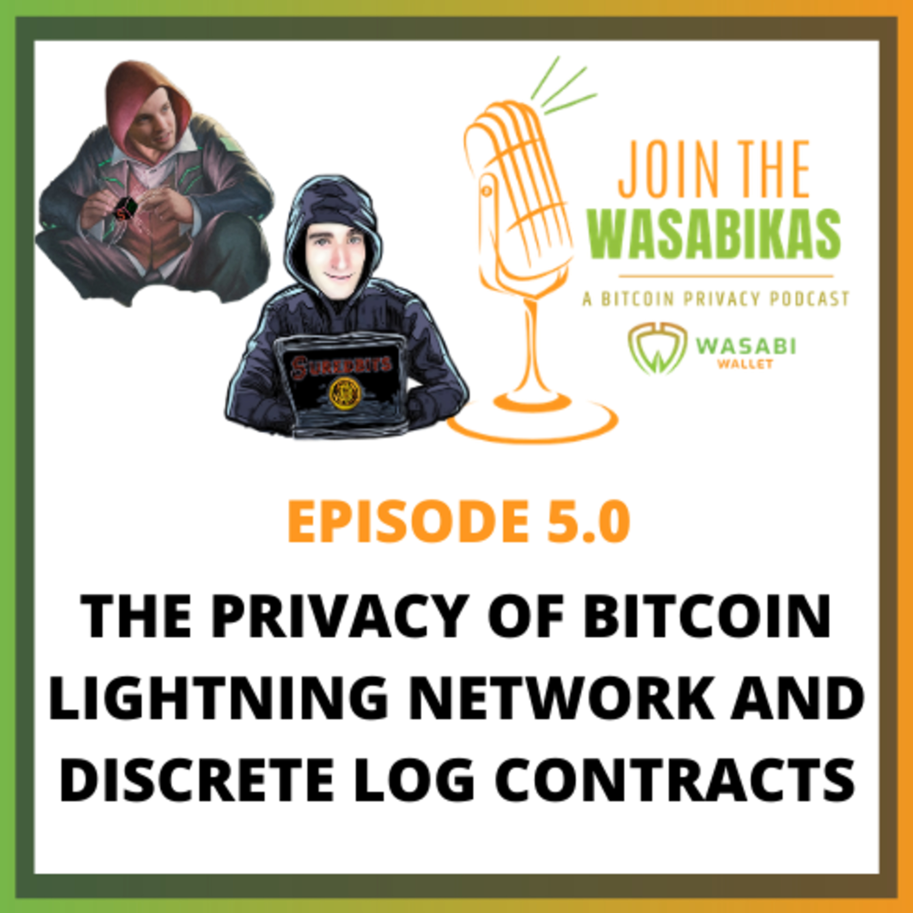 5.0 The Privacy of Bitcoin Lightning Network and Discrete Log Contracts || Chris Stewart & Nadav Kohen episode artwork
