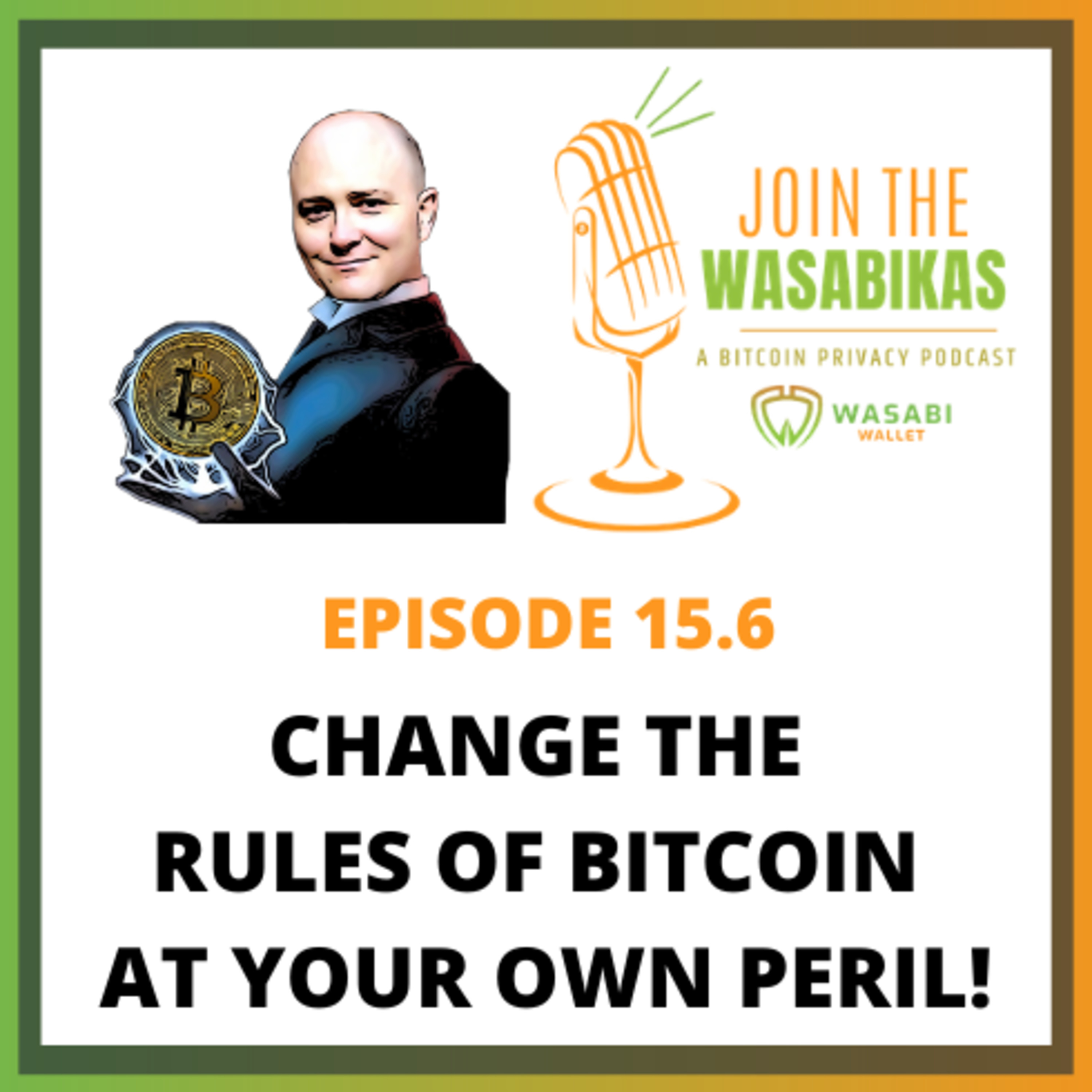15.6 Change the Rules of Bitcoin at Your own Peril! || Stephan Kinsella episode artwork