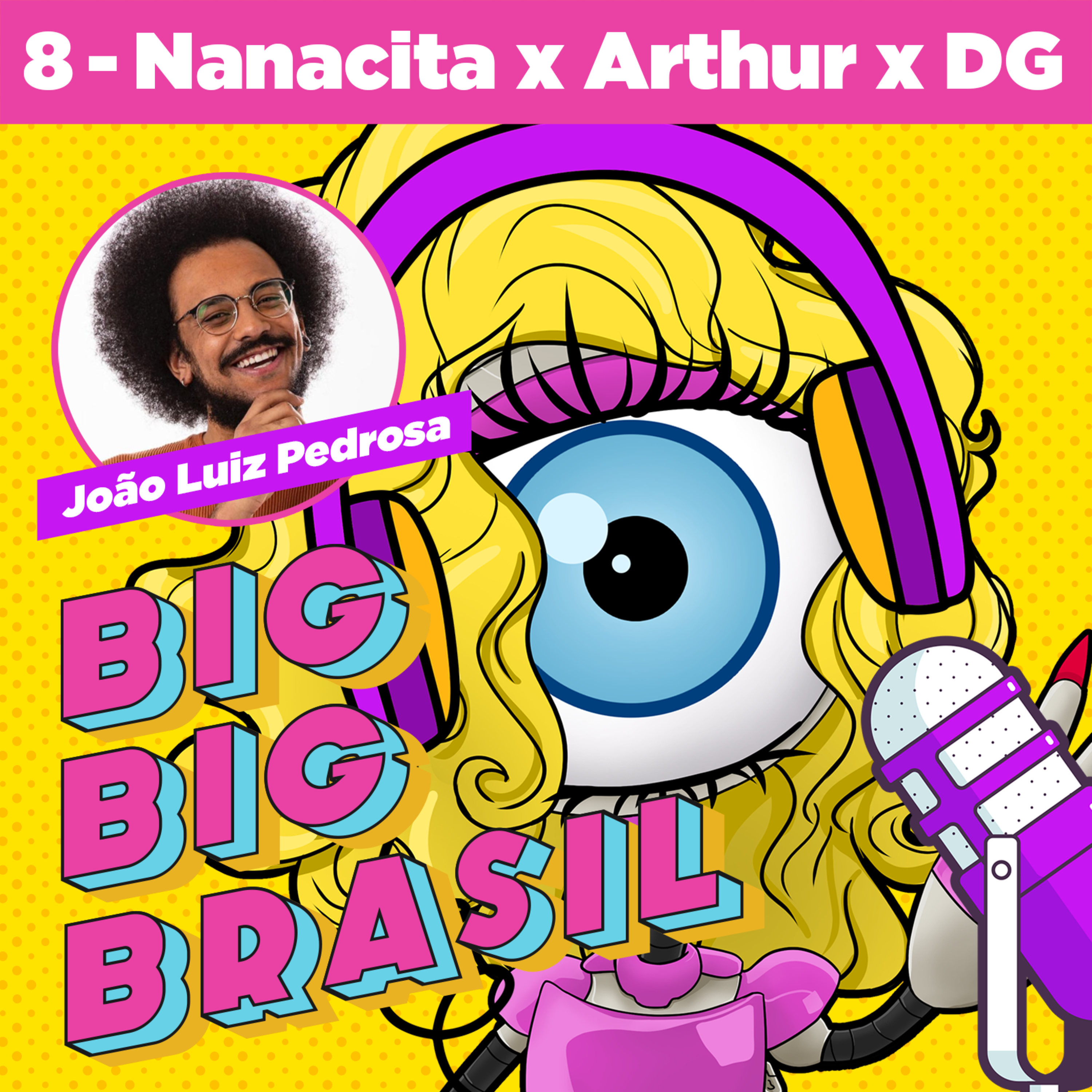 EP 08 - Paredawn dos VIPS: Nanacita x Arthur x DG com João Luiz Pedrosa #BBB22