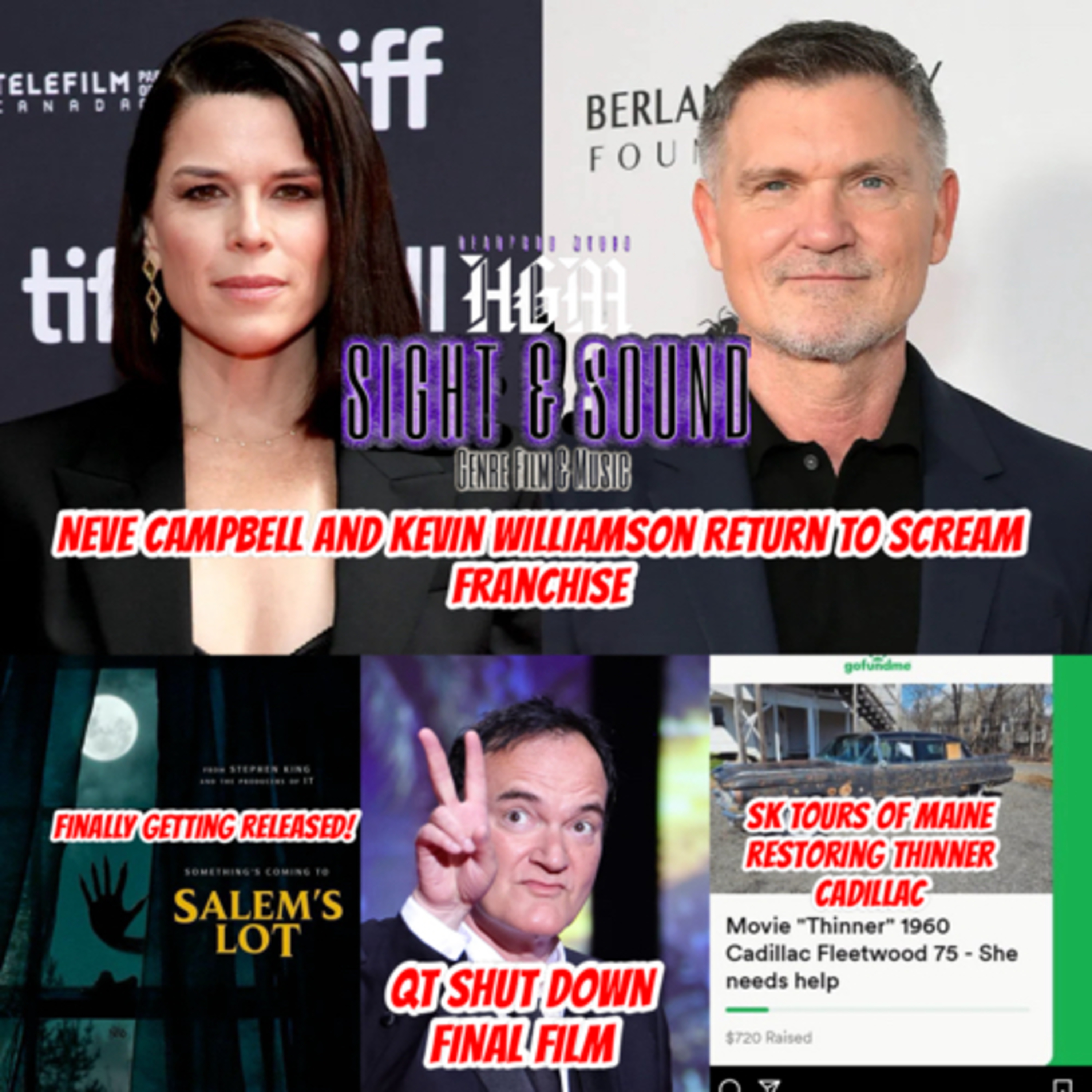 Scream 7 News, Tarantino Shuts down film, Salem's Lot going to MAX episode artwork