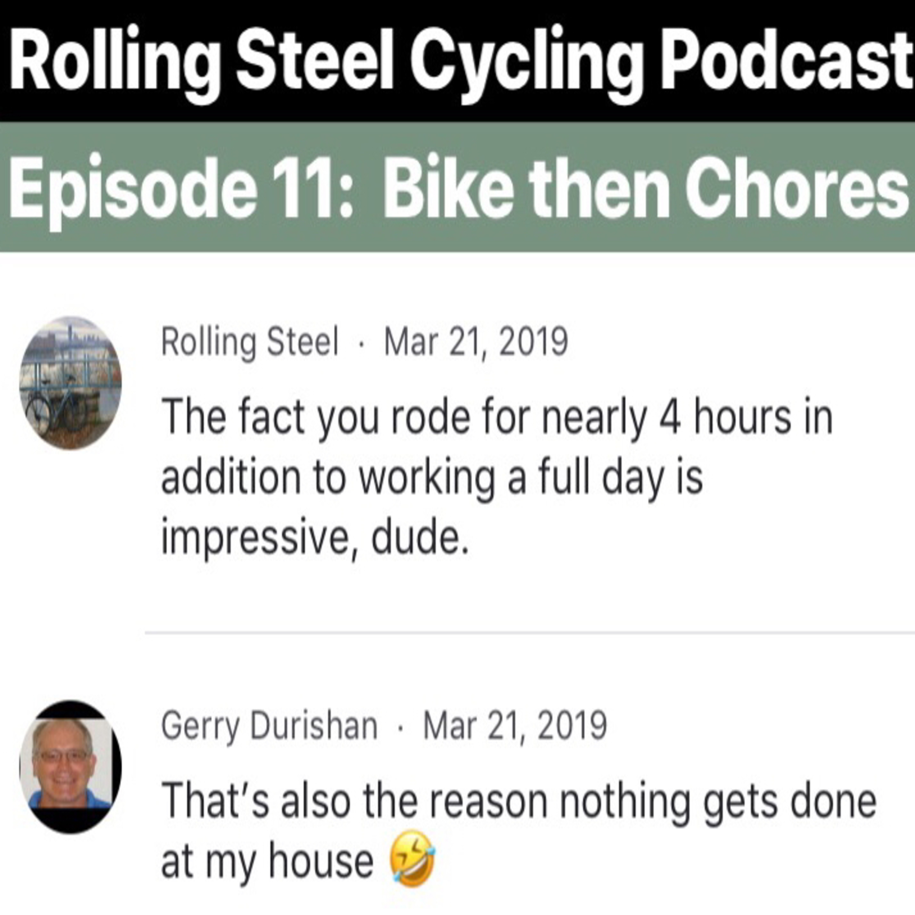 Episode 11: Bikes then Chores