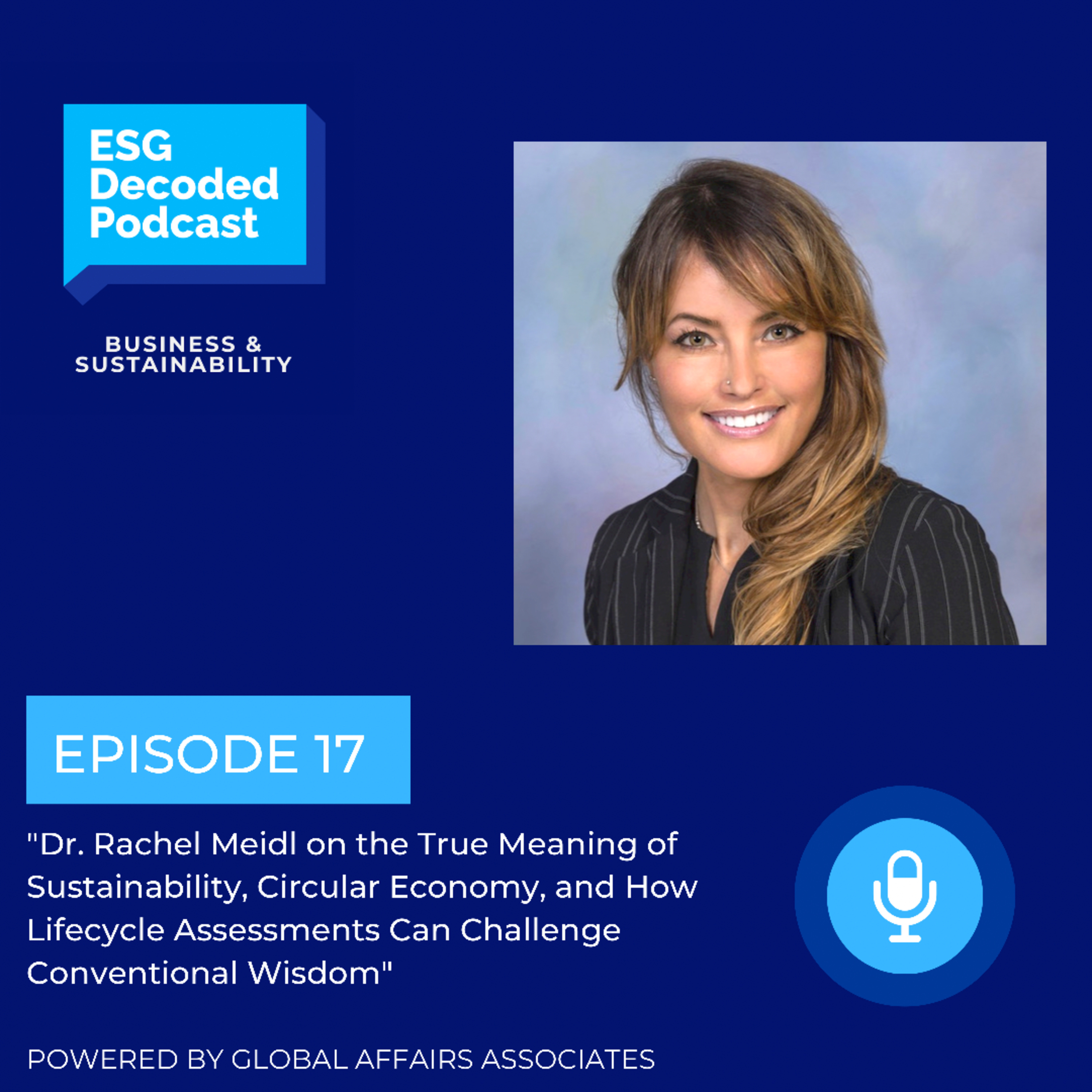 Dr. Rachel Meidl on the True Meaning of Sustainability, Circular Economy, and how Lifecycle Assessments Can Challenge Conventional Wisdom episode artwork
