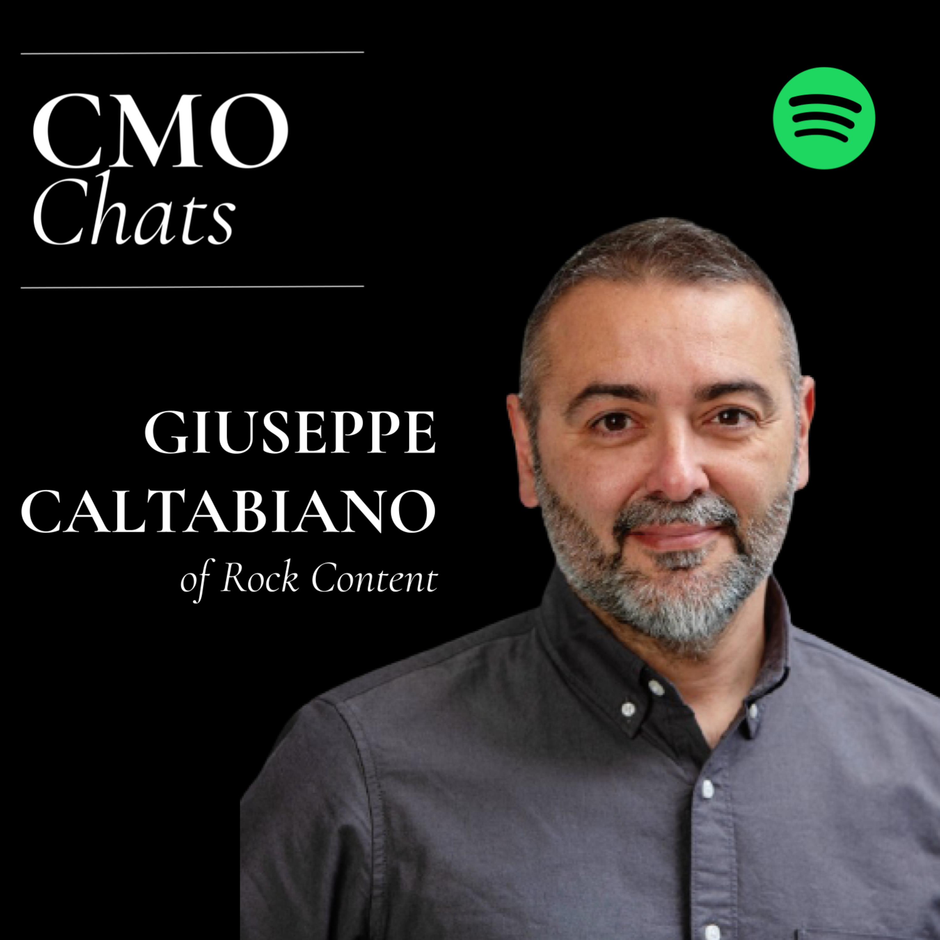 CMO Chats | Giuseppe Caltabiano, Senior Director of Marketing at Rock Content episode artwork