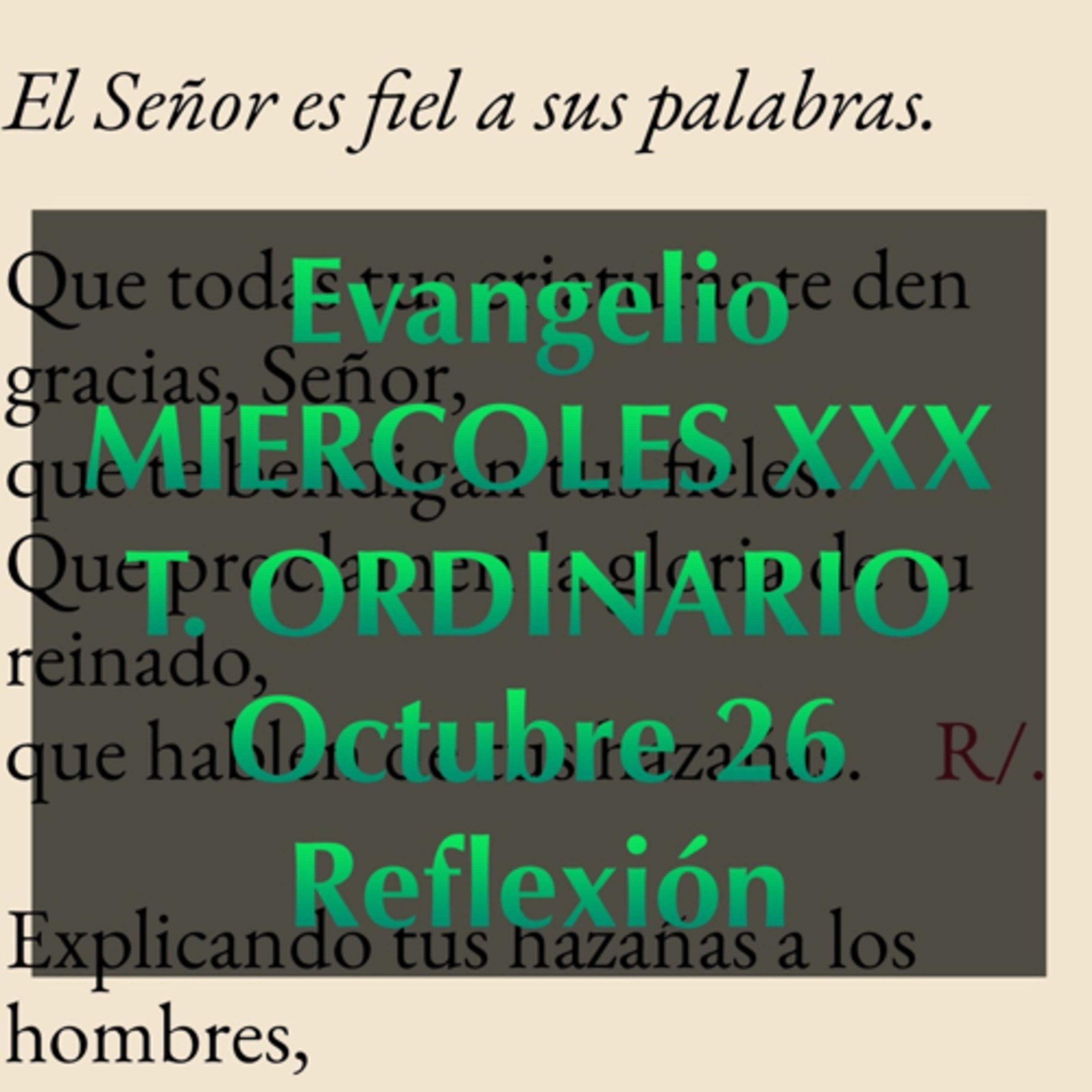 Reflexiones para orar