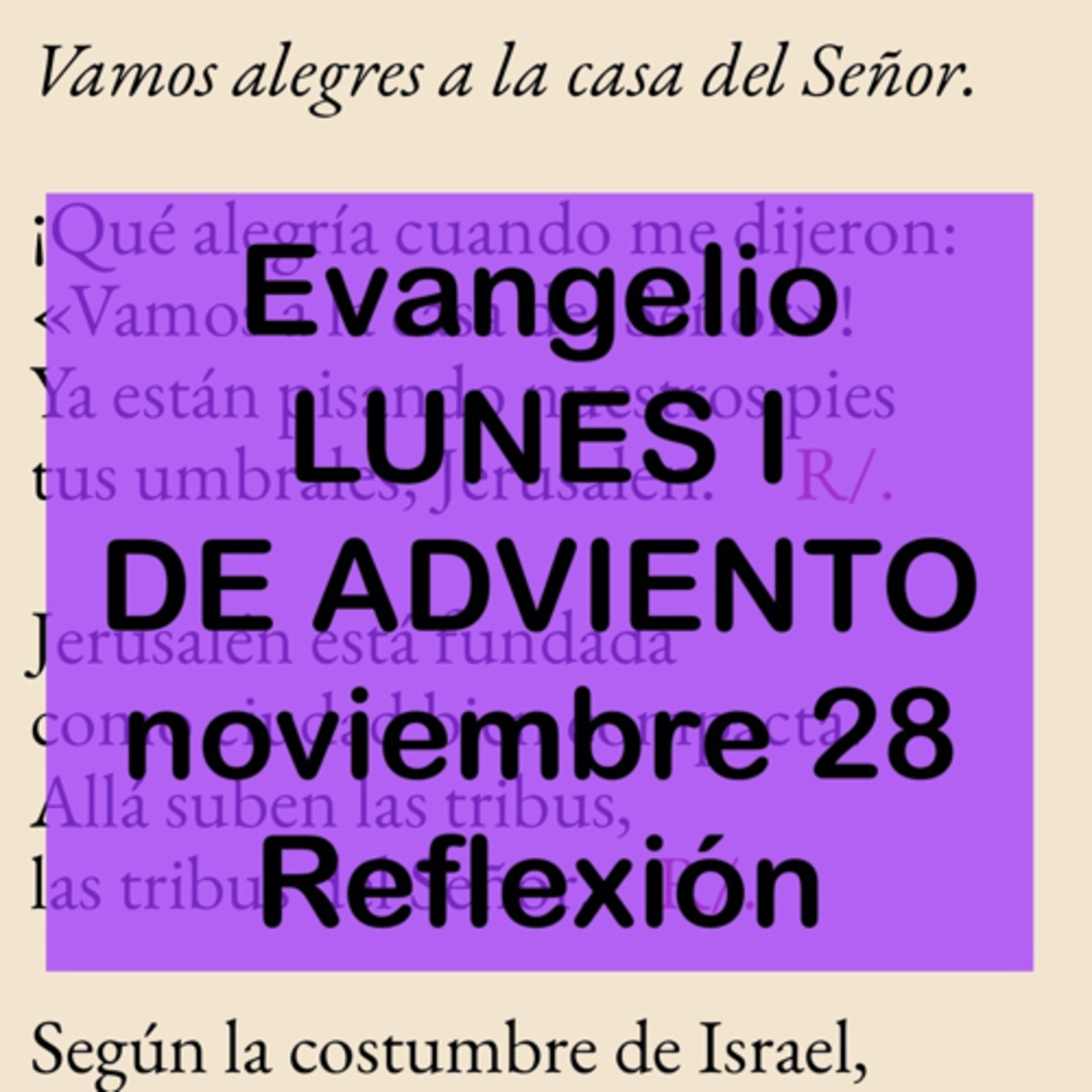 Reflexiones para orar