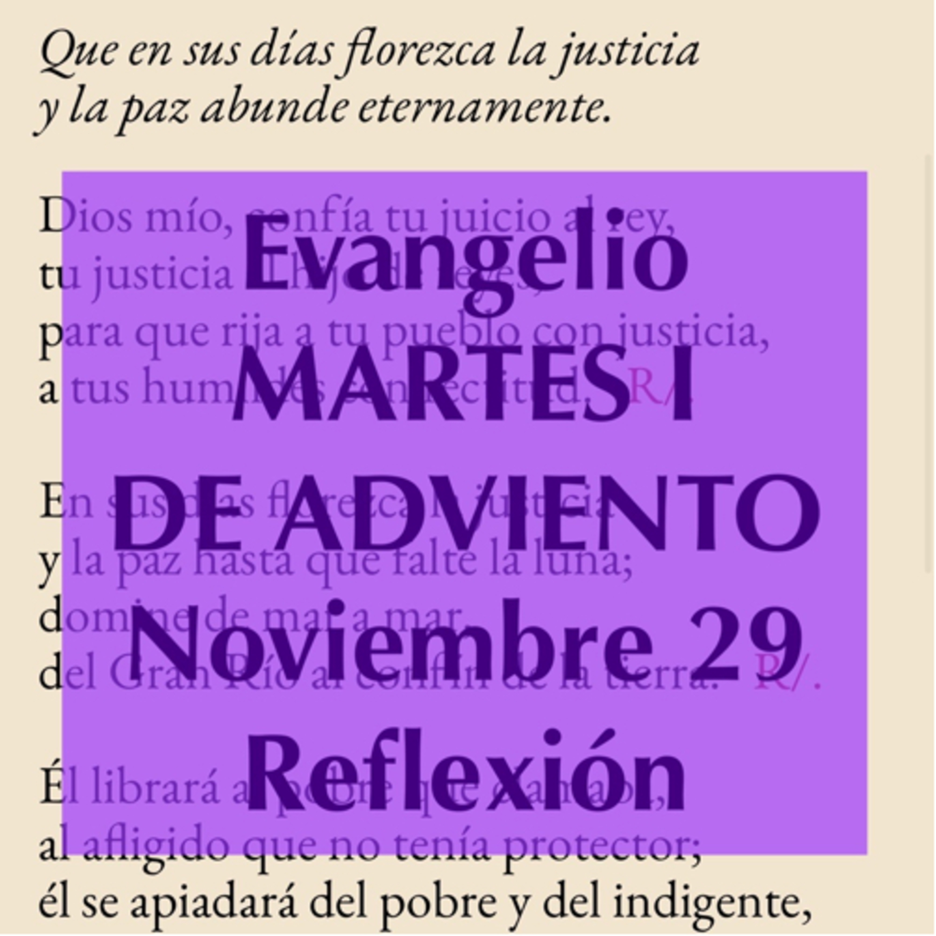 Reflexiones para orar