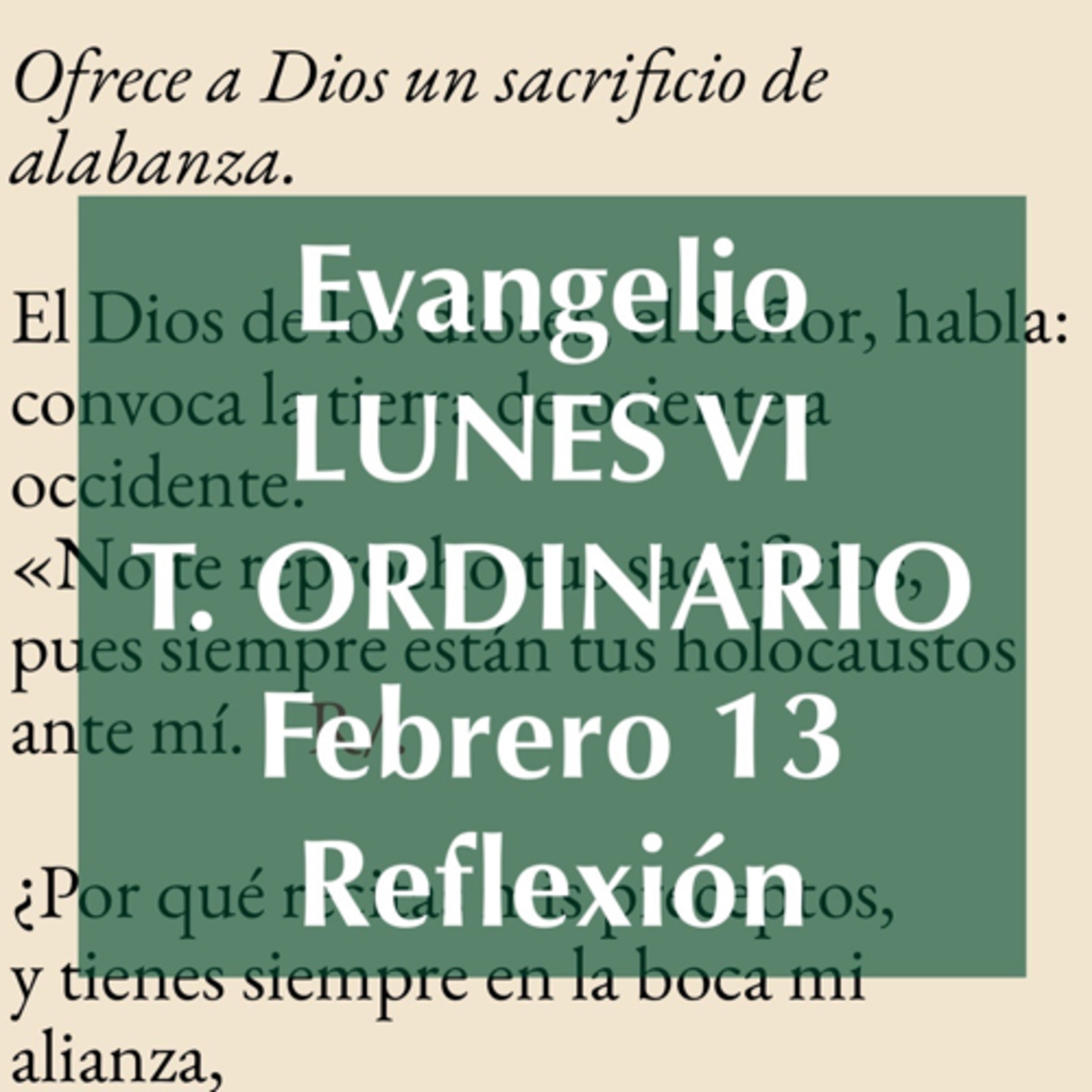 Reflexiones para orar