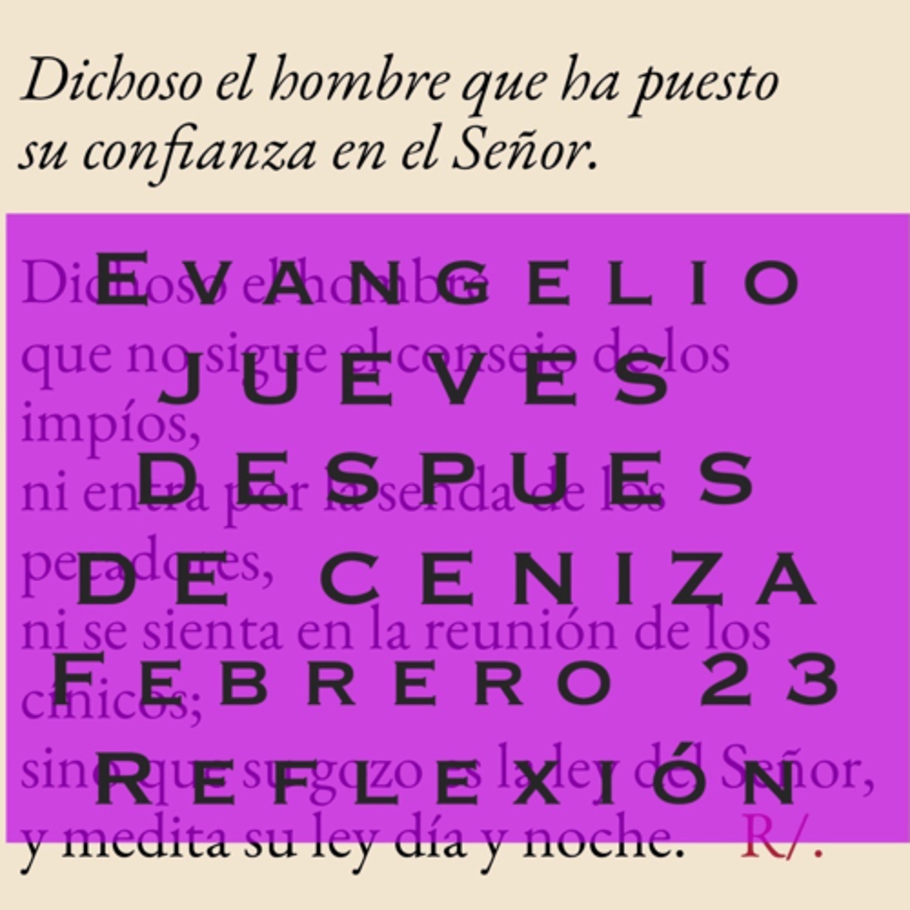 Reflexiones para orar