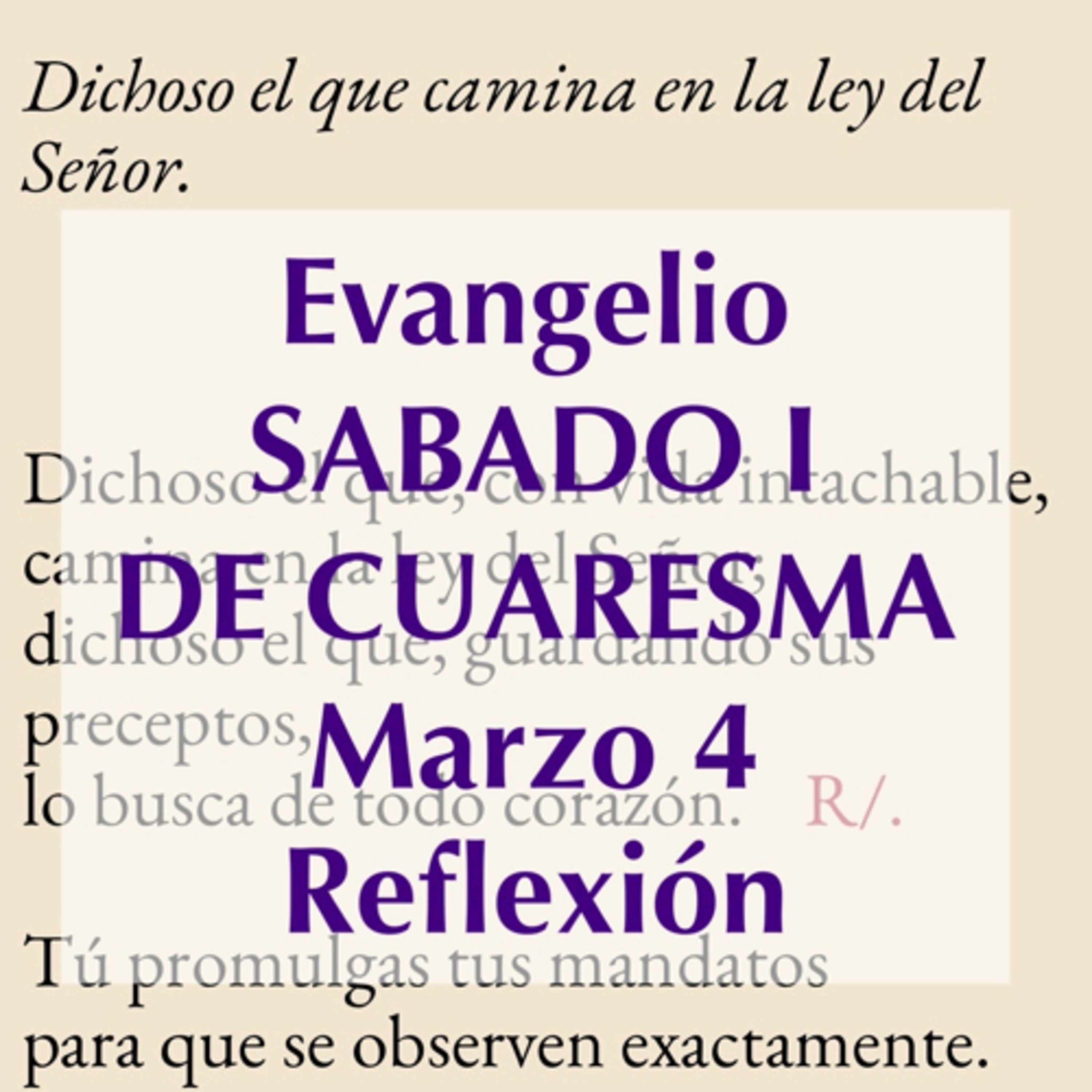 Reflexiones para orar