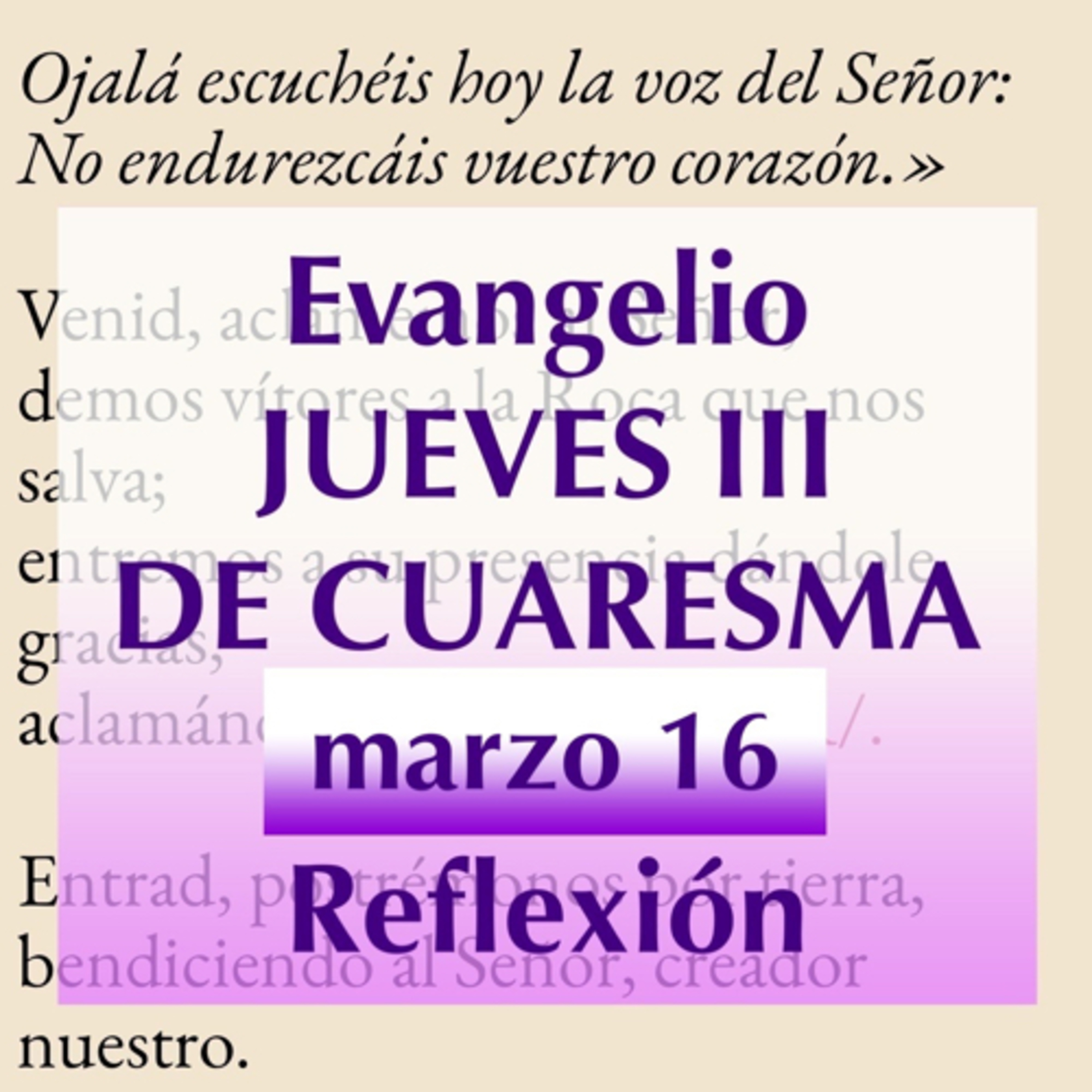 Reflexiones para orar