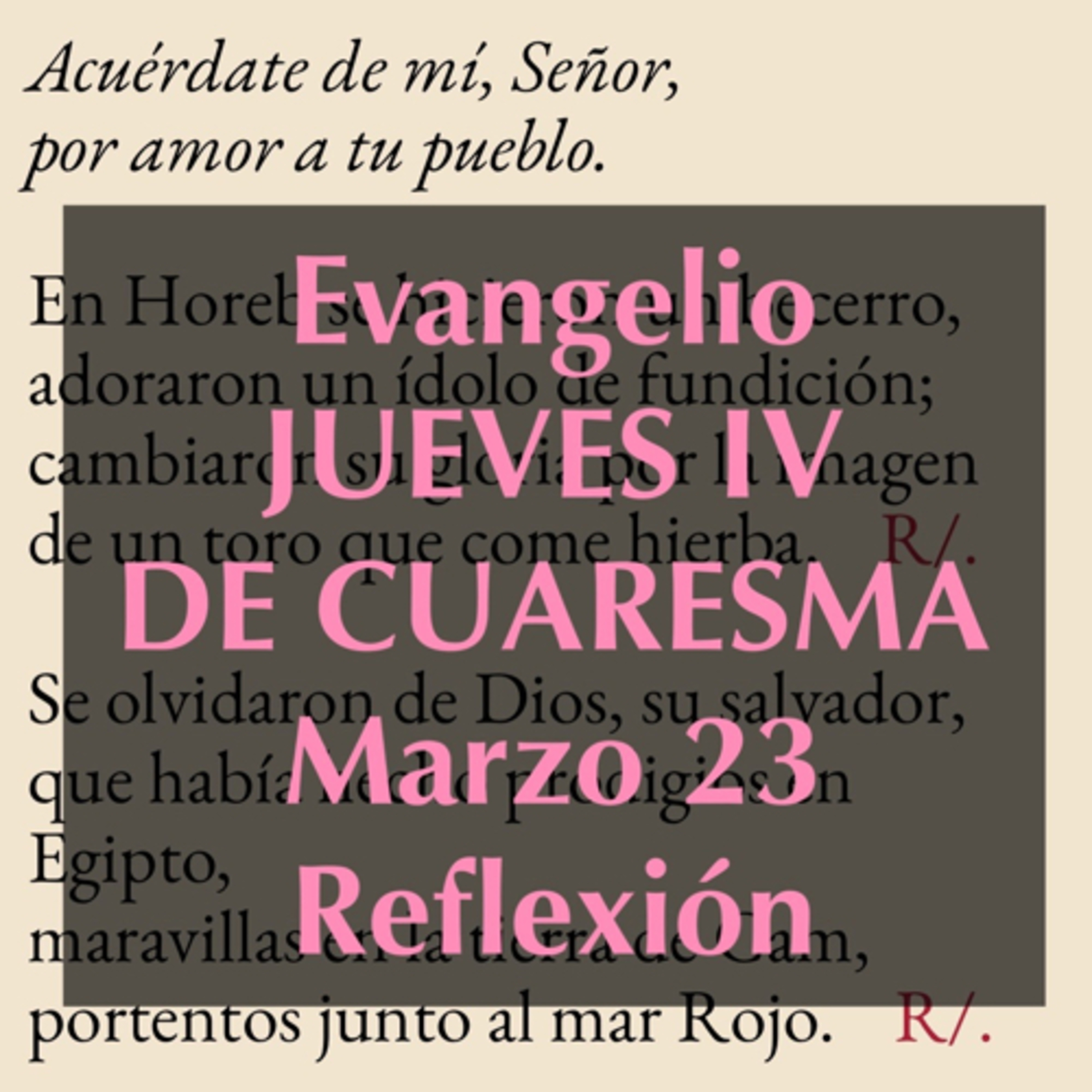 Reflexiones para orar