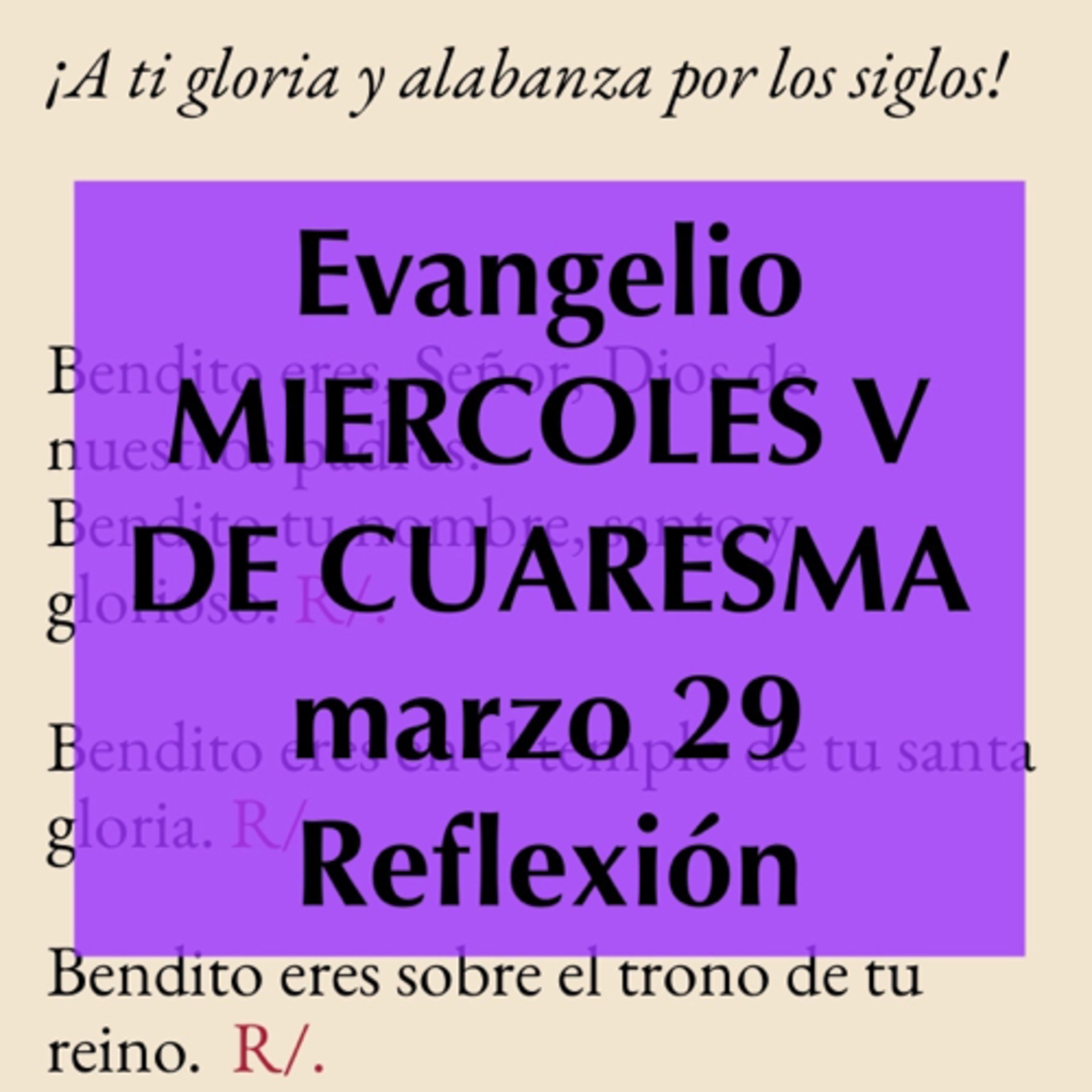 Reflexiones para orar