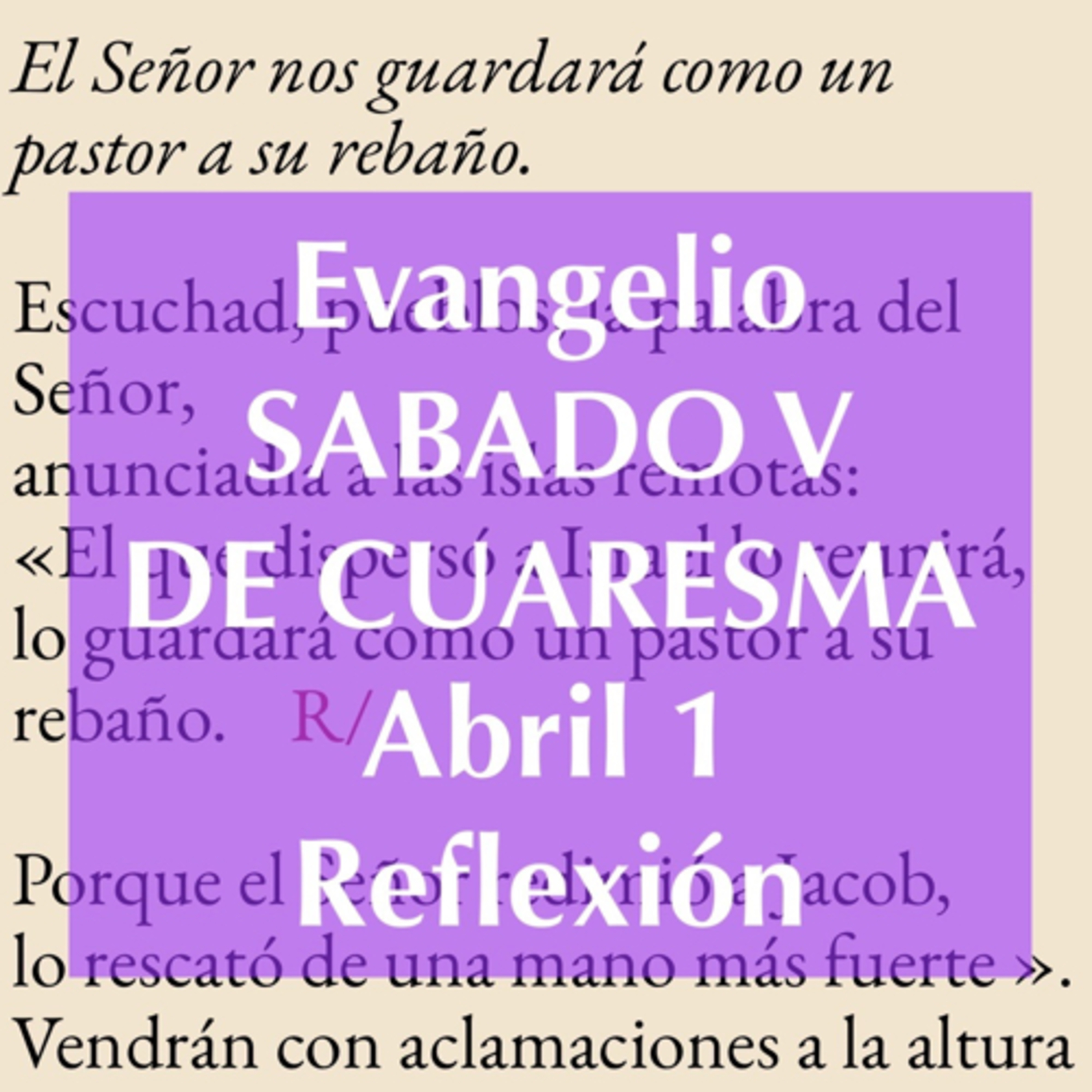 Reflexiones para orar