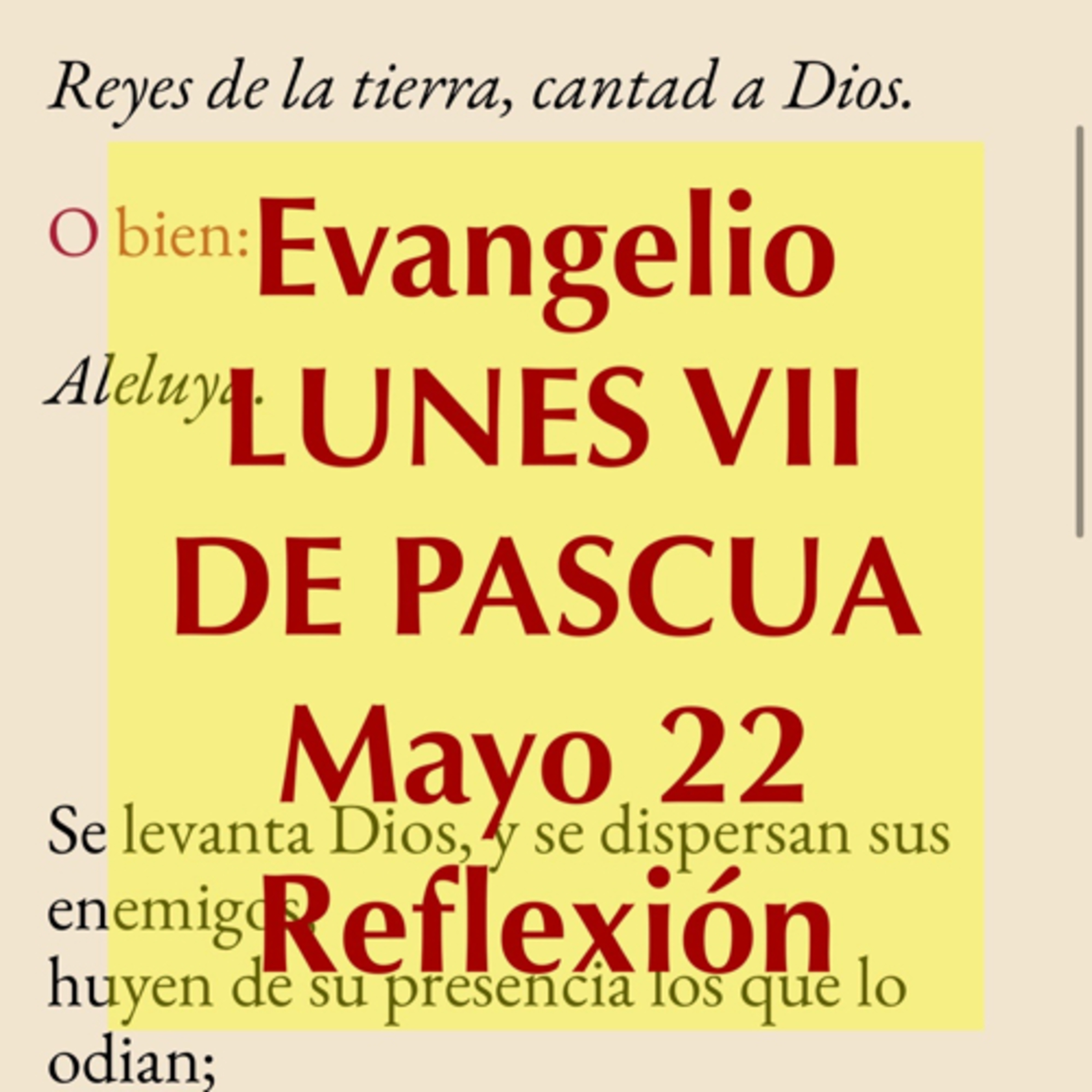 Reflexiones para orar