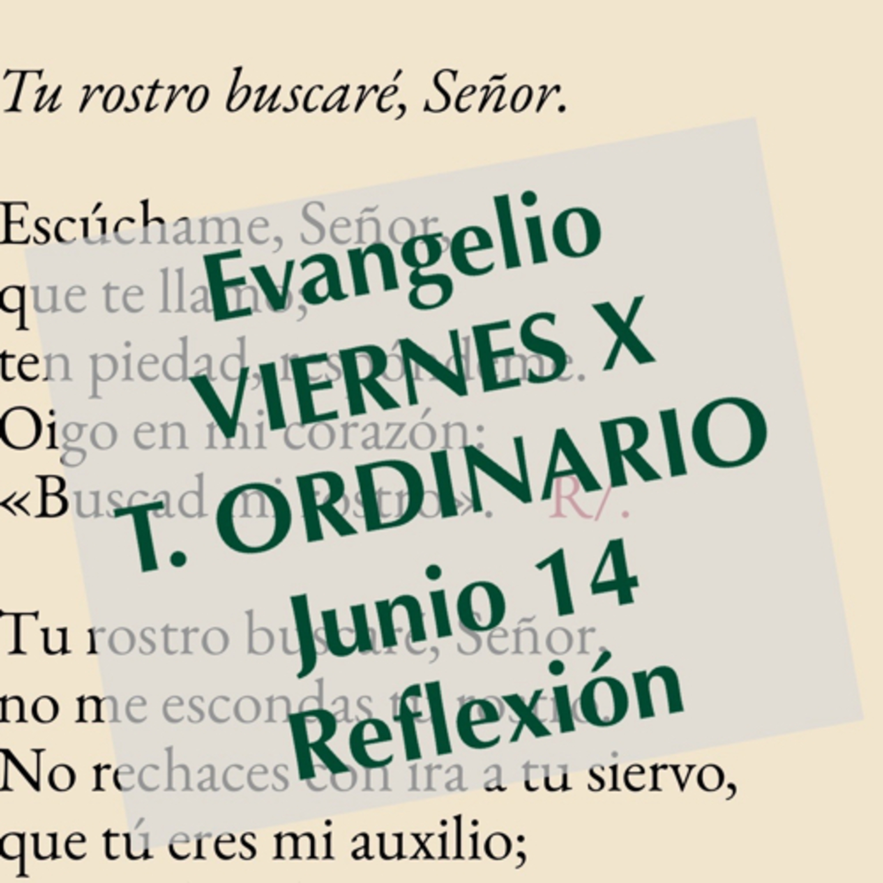 VIERNES X DE TIEMPO ORDINARIO. Junio 14. Evangelio y reflexión. episode artwork