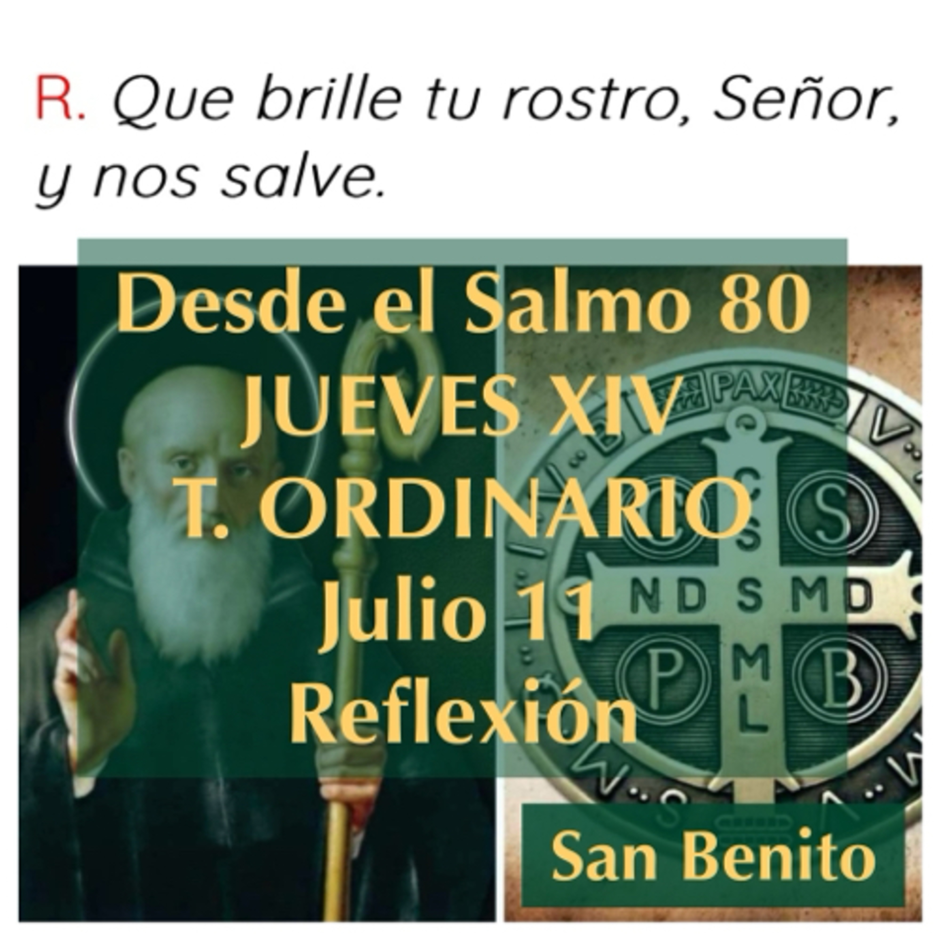 JUEVES XIV DE TIEMPO ORDINARIO. Julio 11. Evangelio y Reflexión. episode artwork