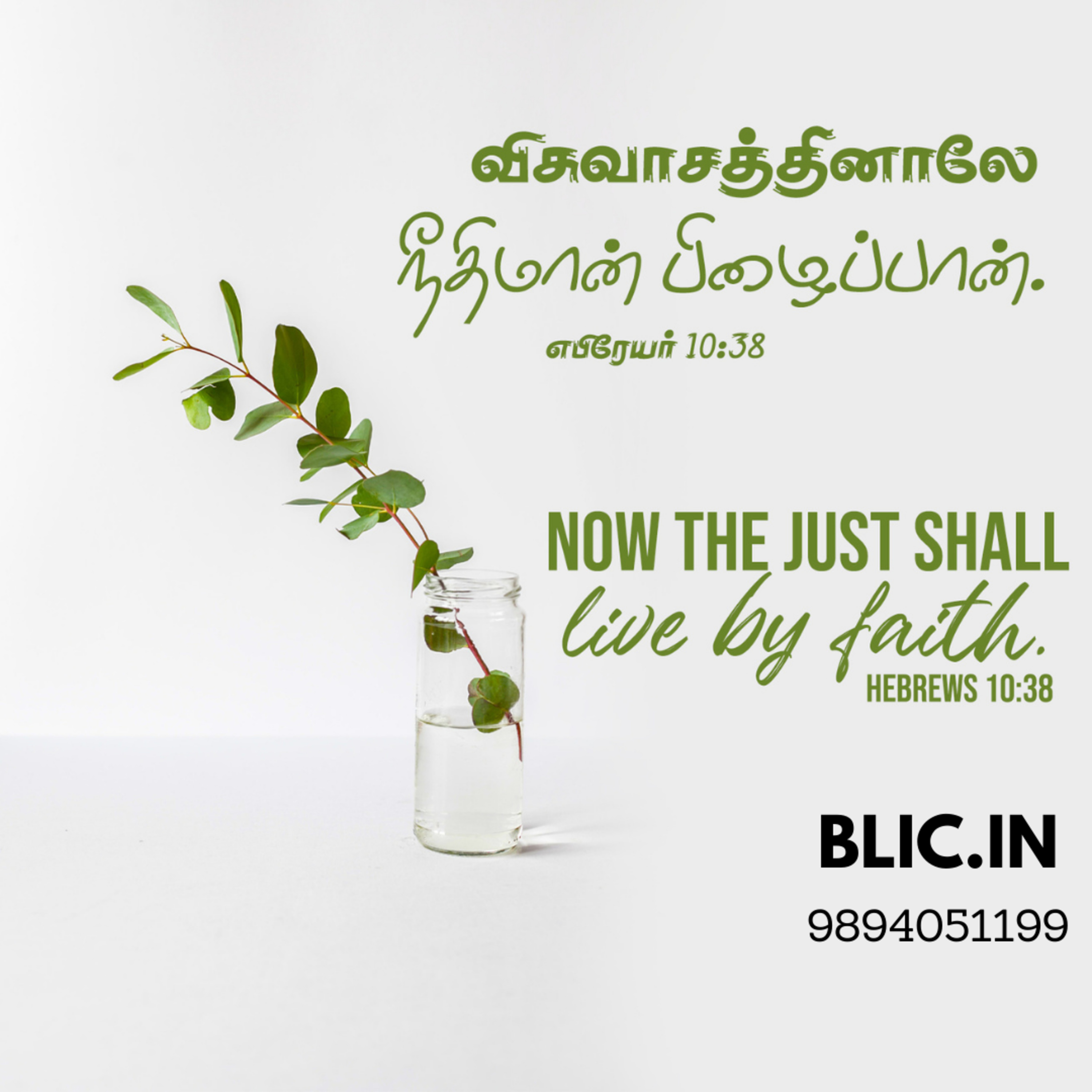 Blessed Life in Christ! (Tamil)