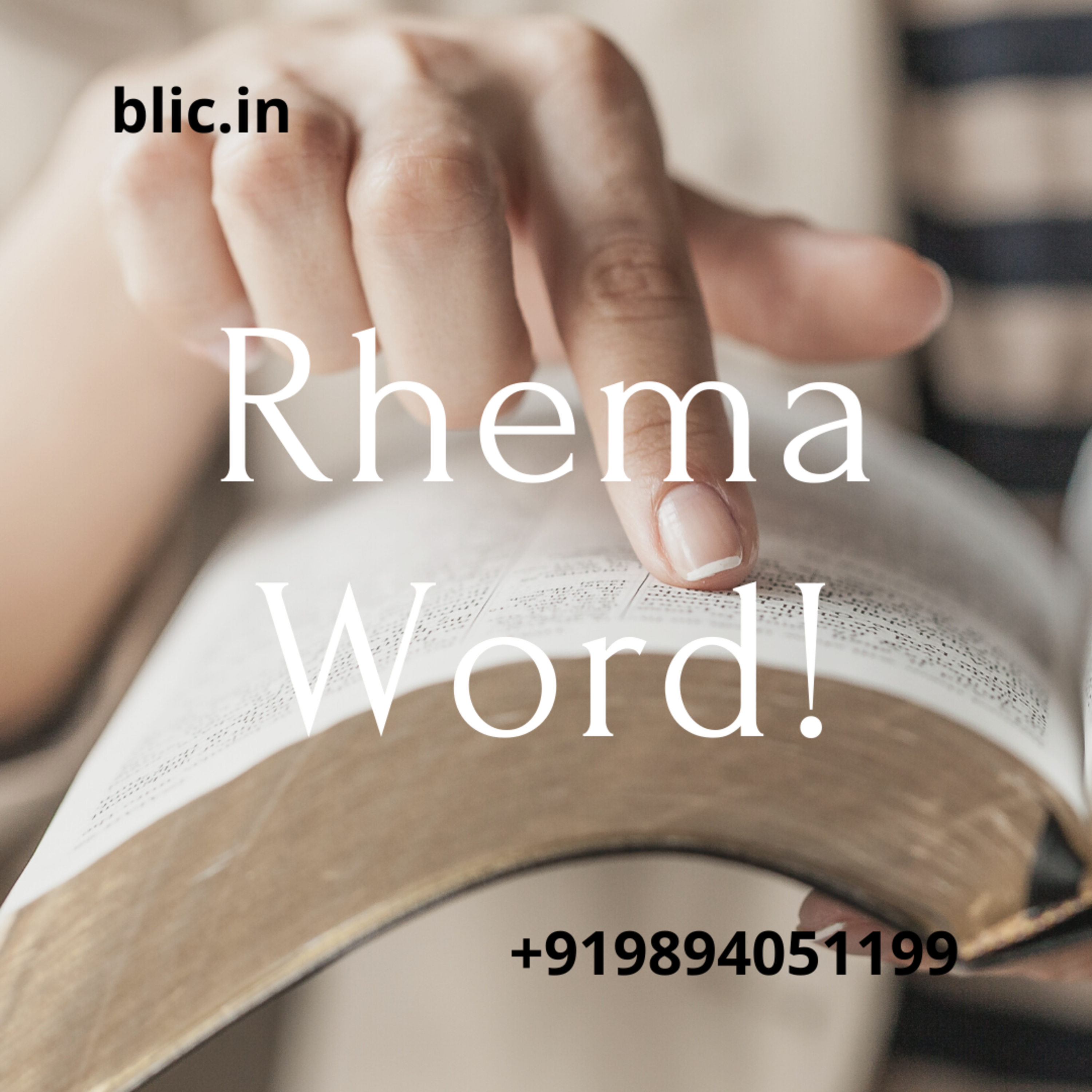 Blessed Life in Christ! (Tamil)